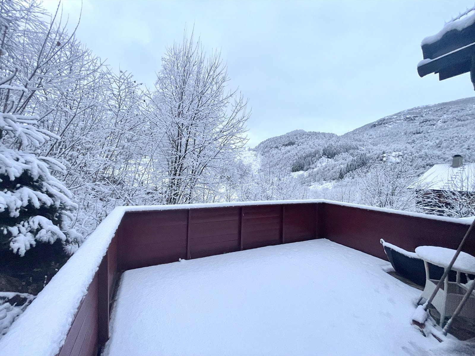 Utsikt vinter Galleribilde