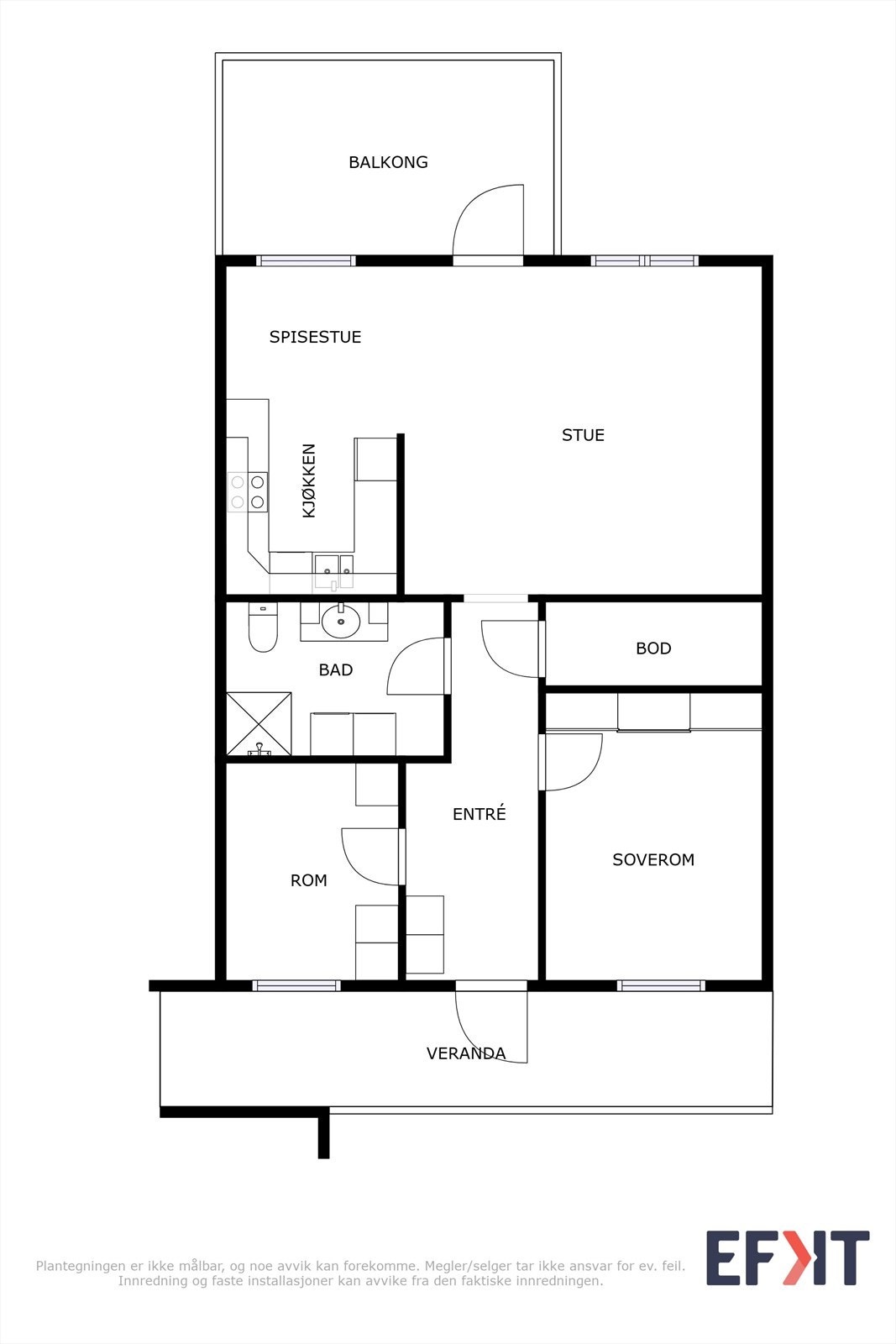 Plantegning 2 etasje. Galleribilde