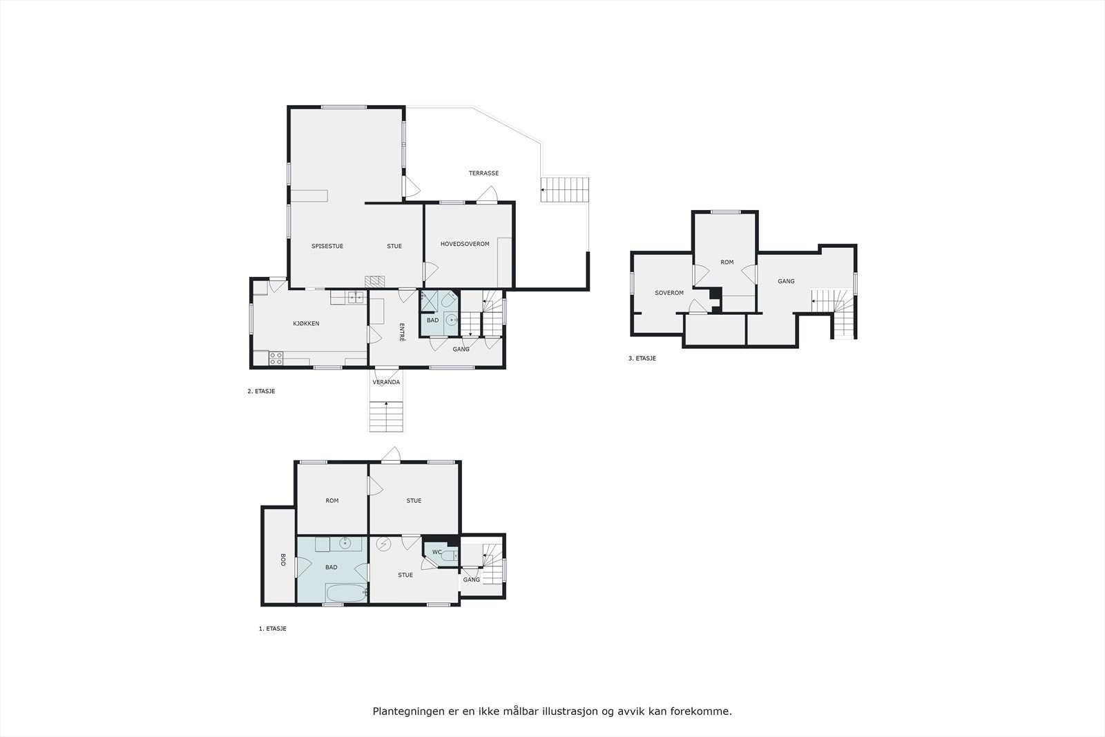 Plantegning Galleribilde