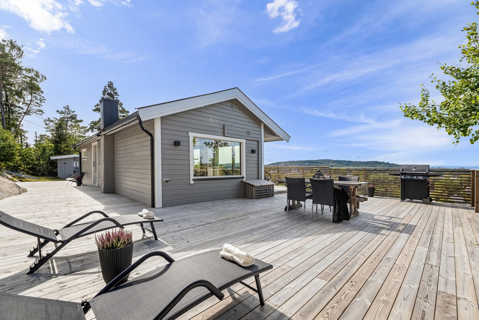 Flott terrasse på hele 170kvm. Galleribilde