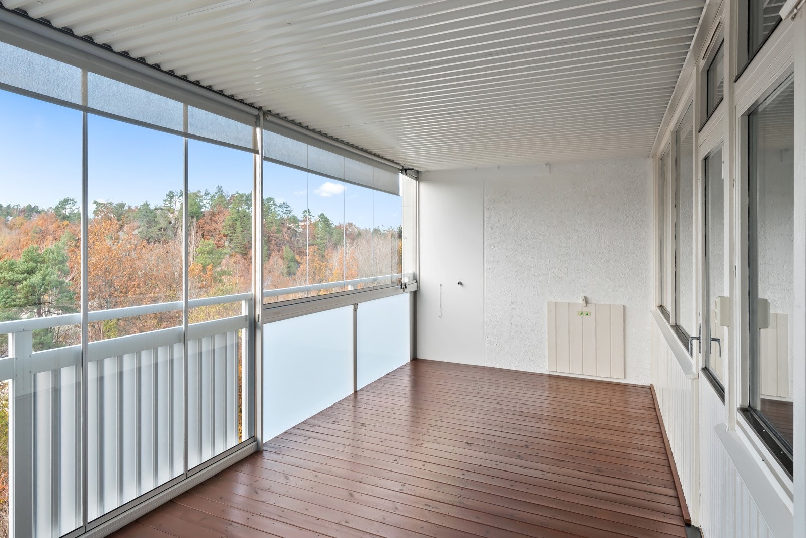 Verandaene er innglasset Galleribilde