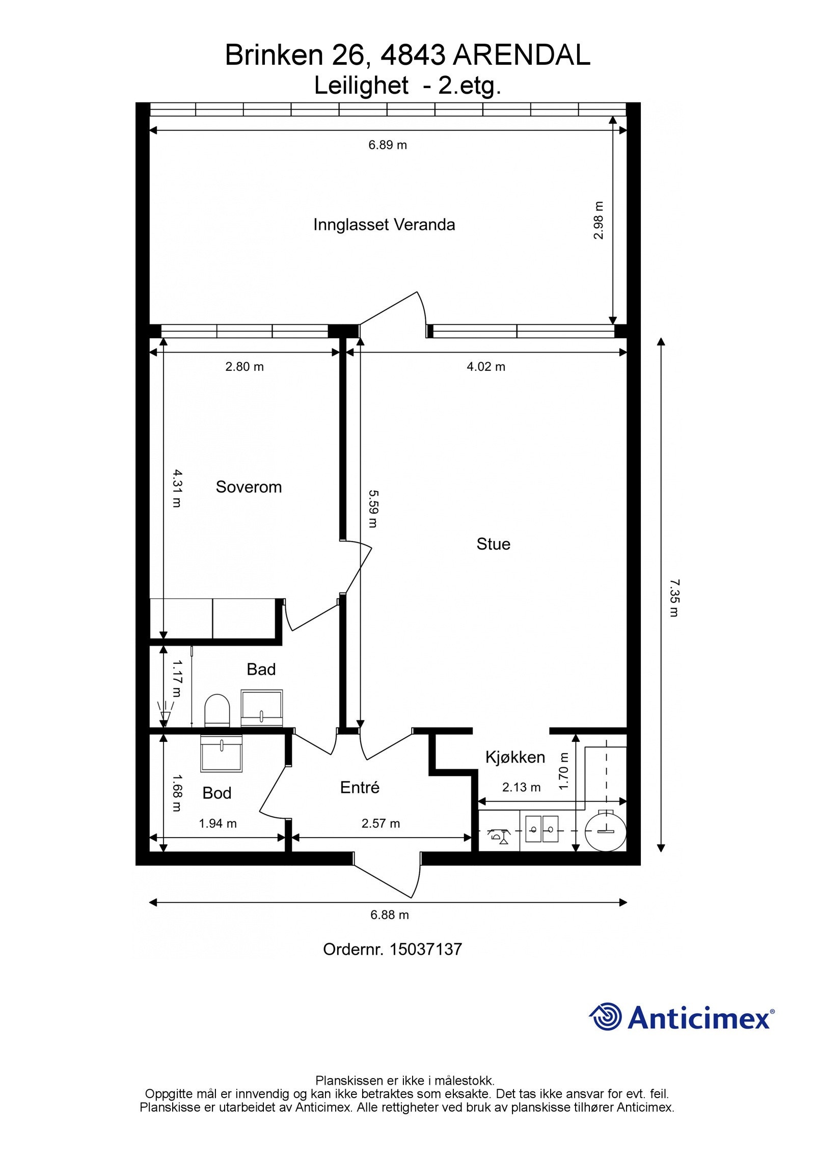 plantegning Galleribilde