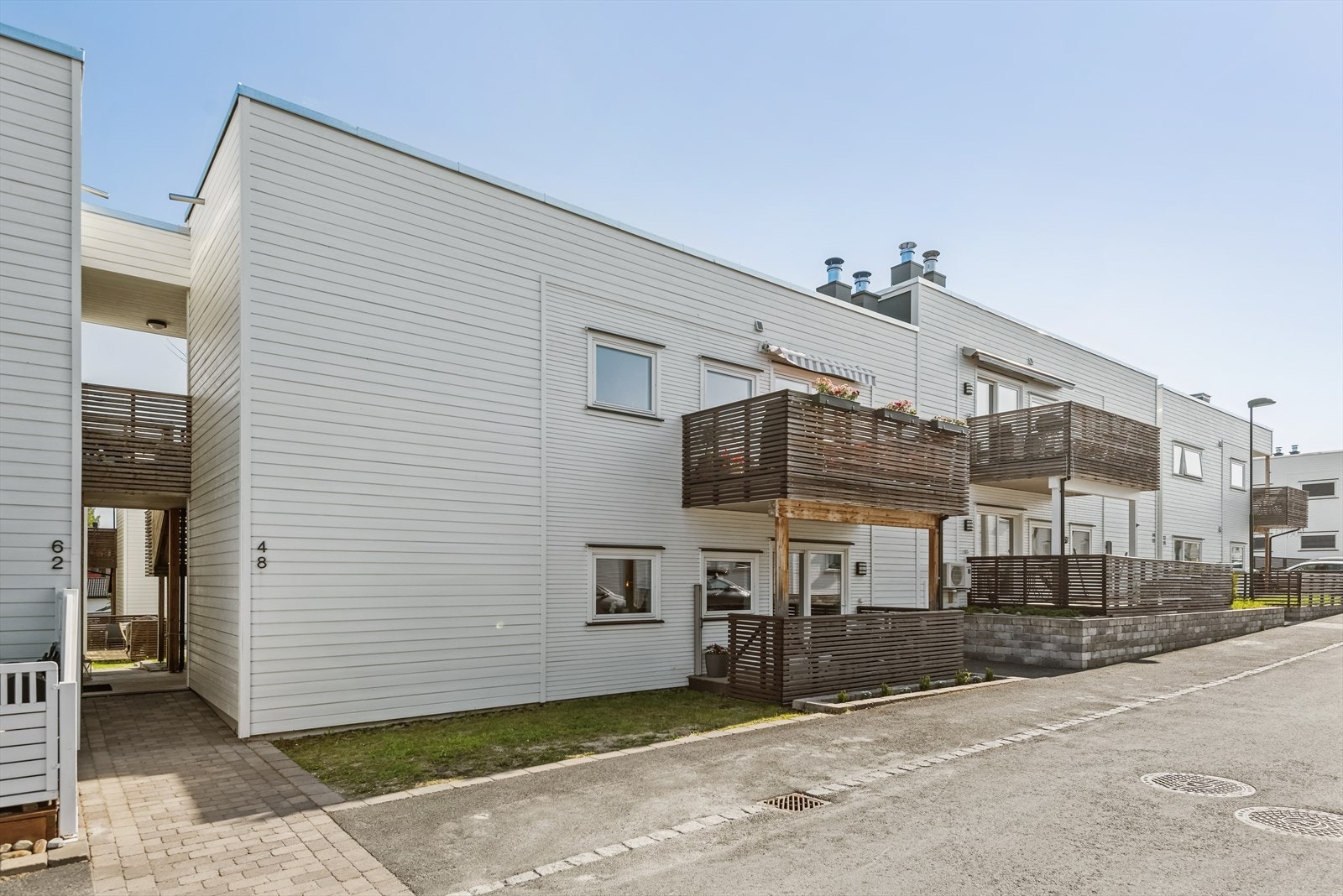 Fasadebilde av boligen. Galleribilde