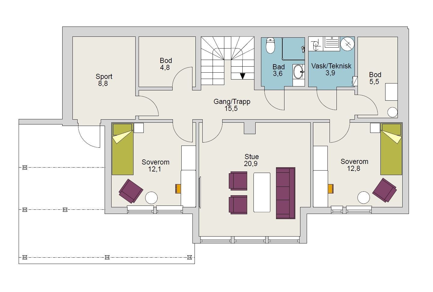 Nedre etasje Galleribilde