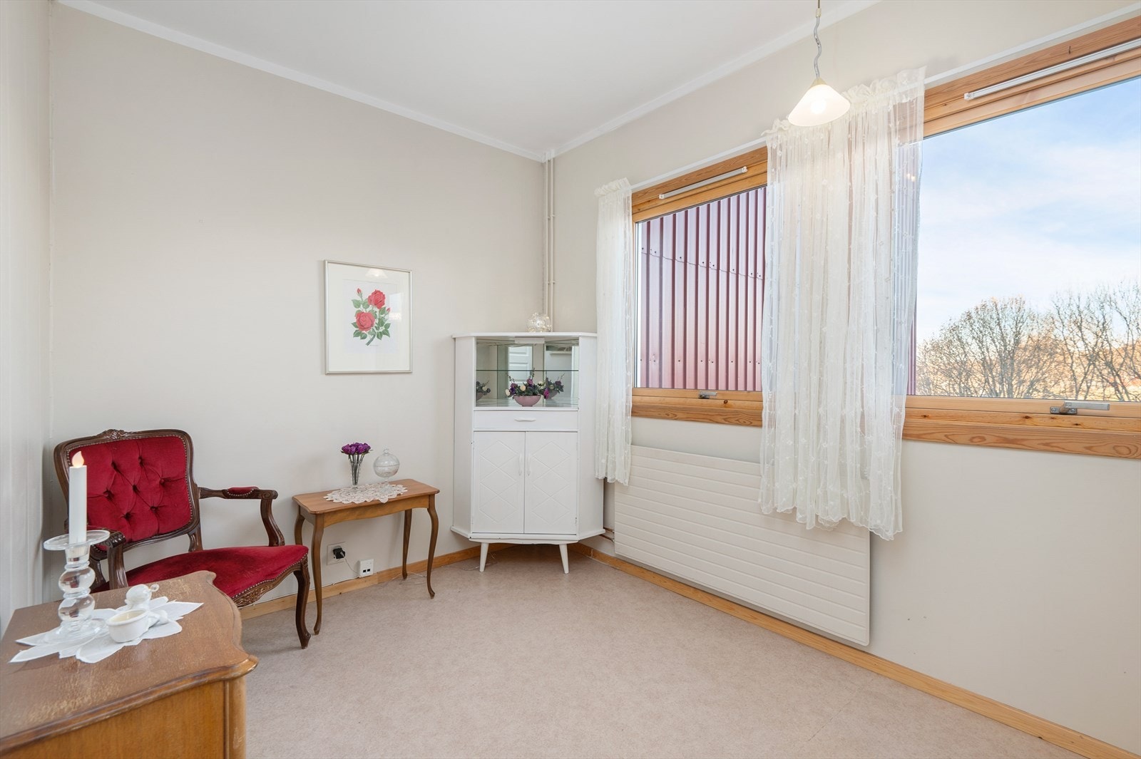 Soverom 2 er 7 m² og er vendt mot nord. Galleribilde