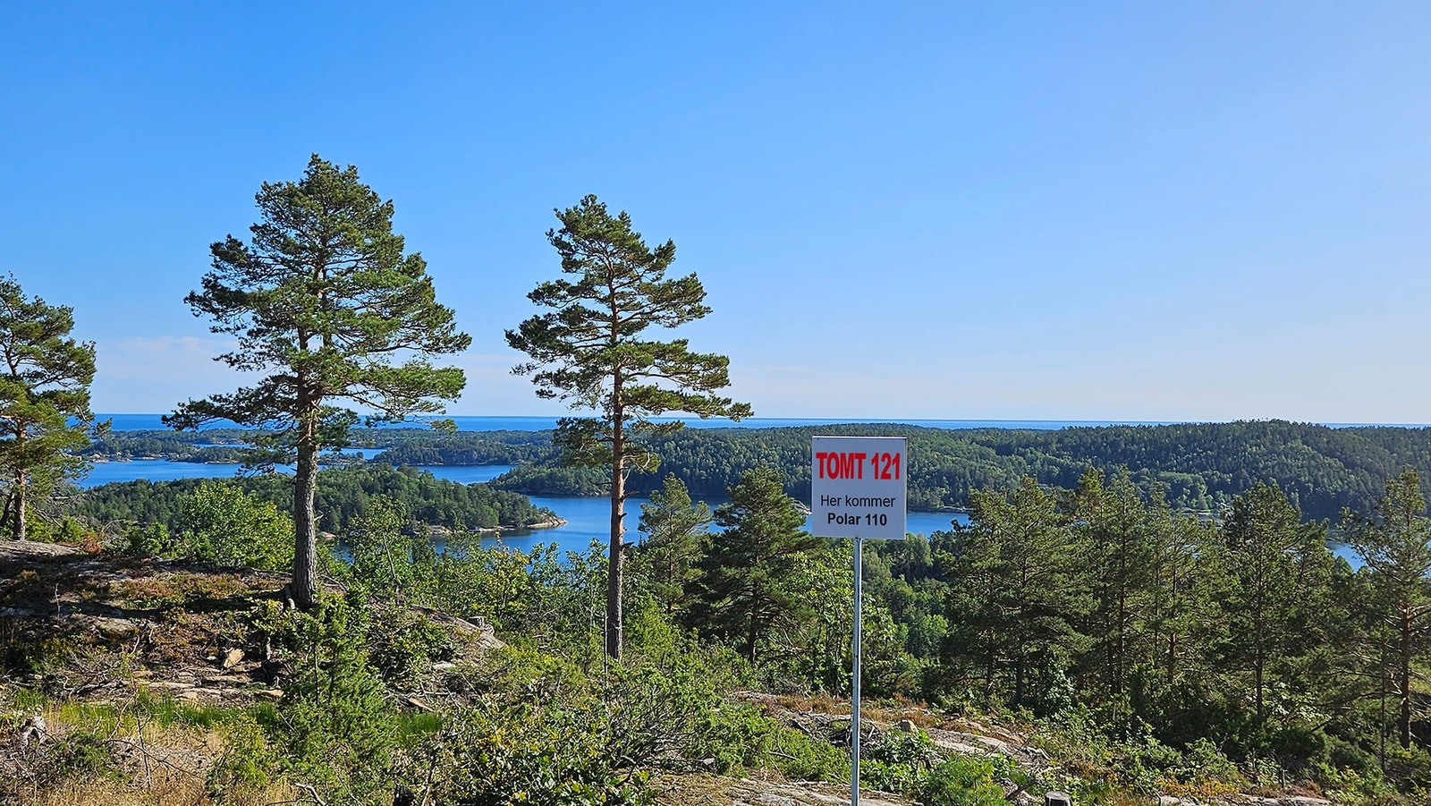 Utsiktsbilde tomt 121 Galleribilde