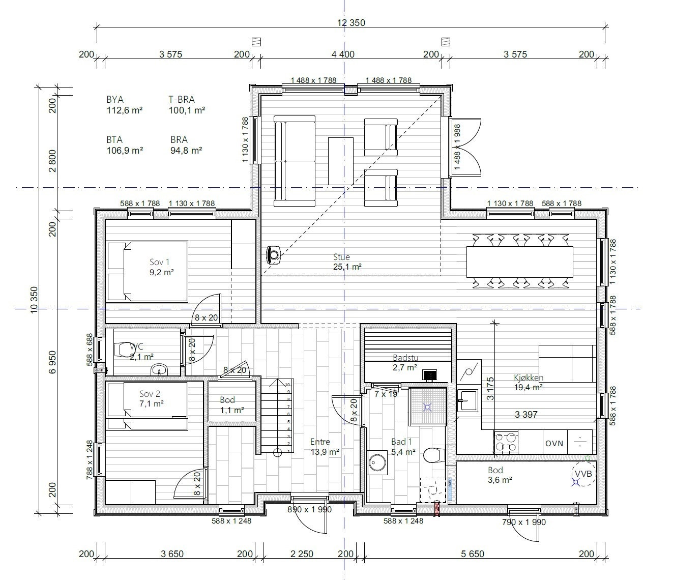 Grunnplan Galleribilde