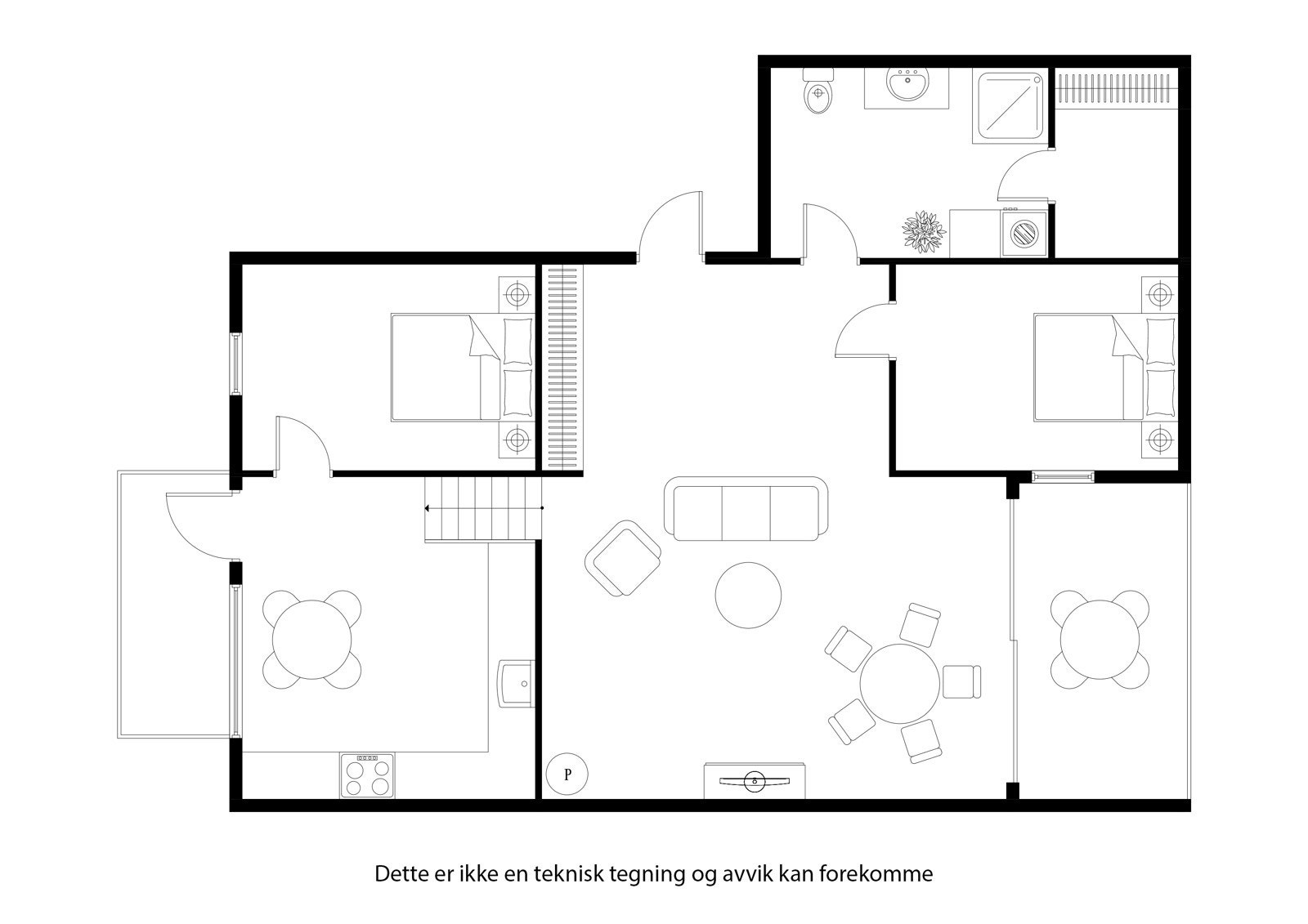 Plantegning Galleribilde