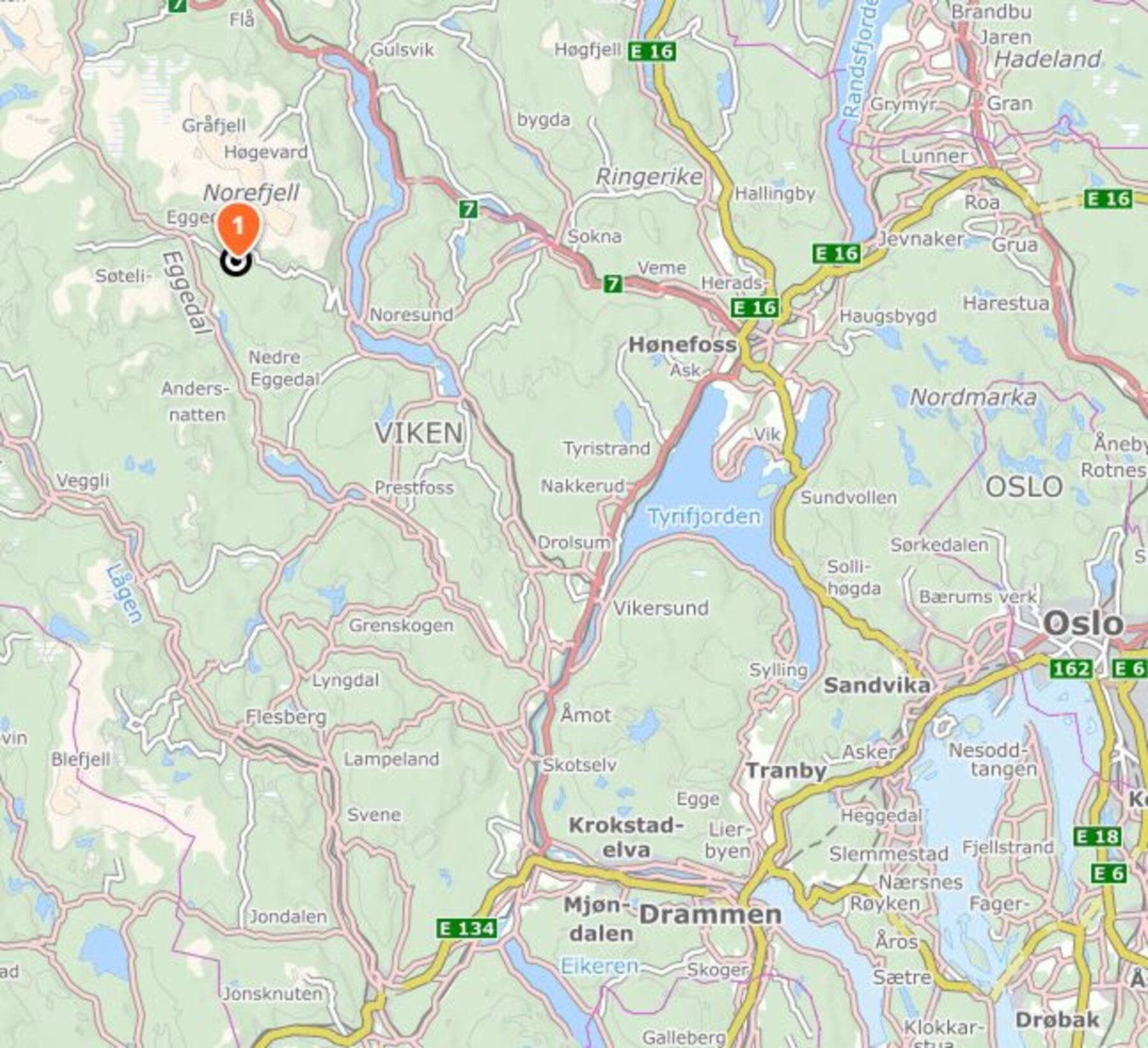 Tomtenes plassering Galleribilde