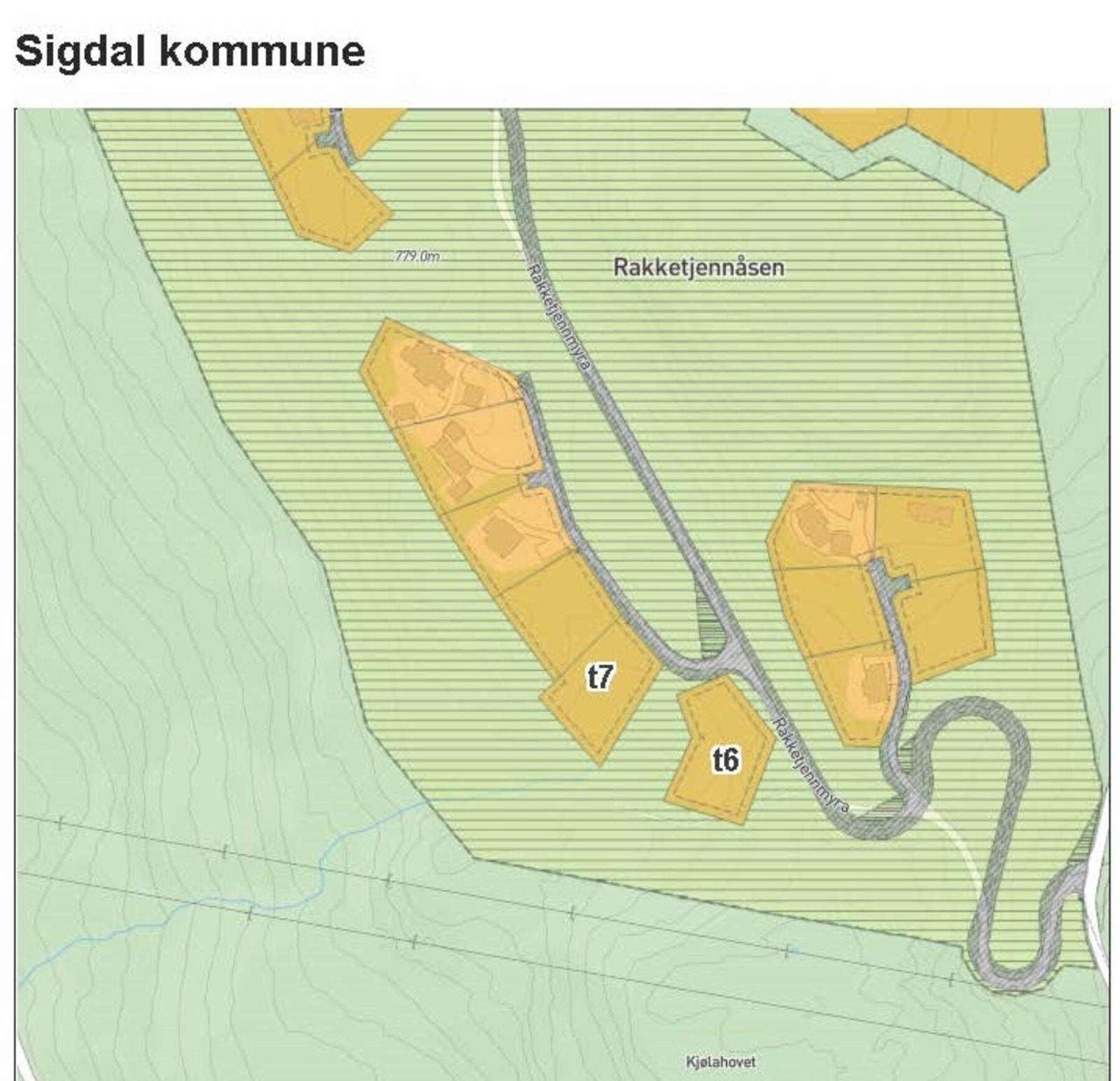 Situasjonskart tomt T6 Galleribilde