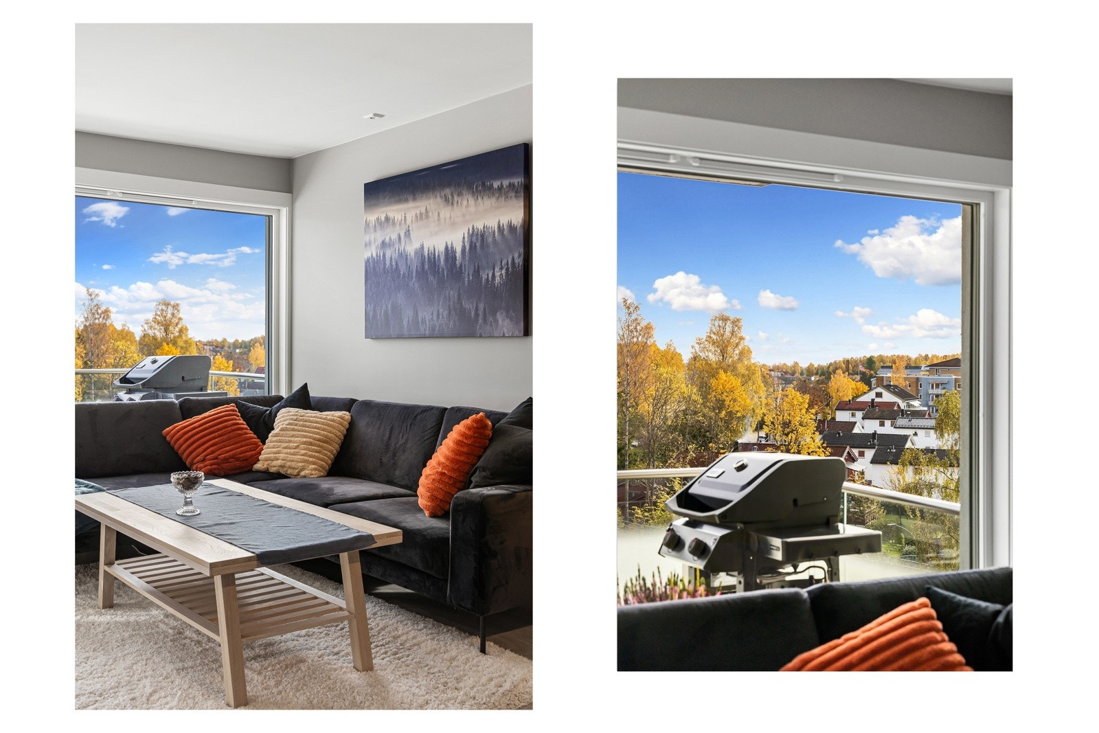 Leiligheten har en fin intern beliggenhet med hyggelig utsikt. Galleribilde