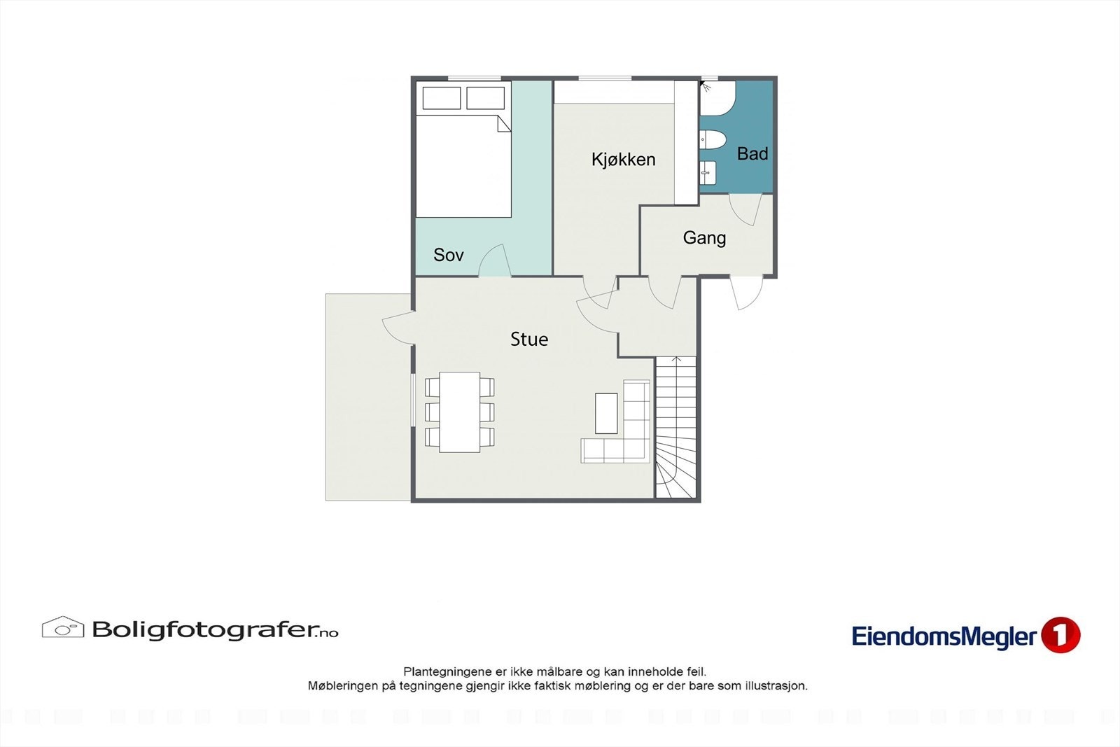 Plantegning 2.etg. Galleribilde