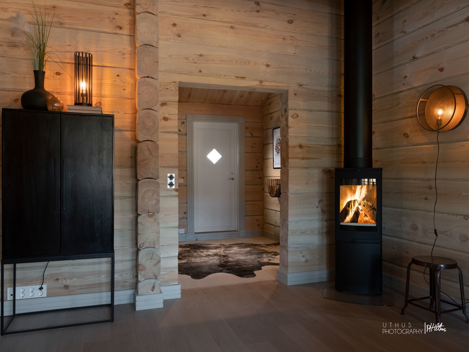 Peisovnen er strategisk plassert i rommet. Galleribilde