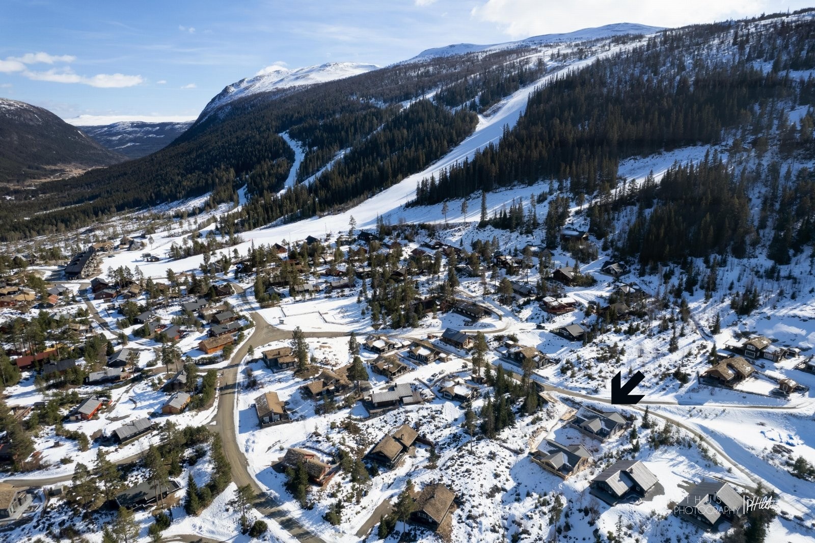 Rett ved Uvdal Skisenter Galleribilde