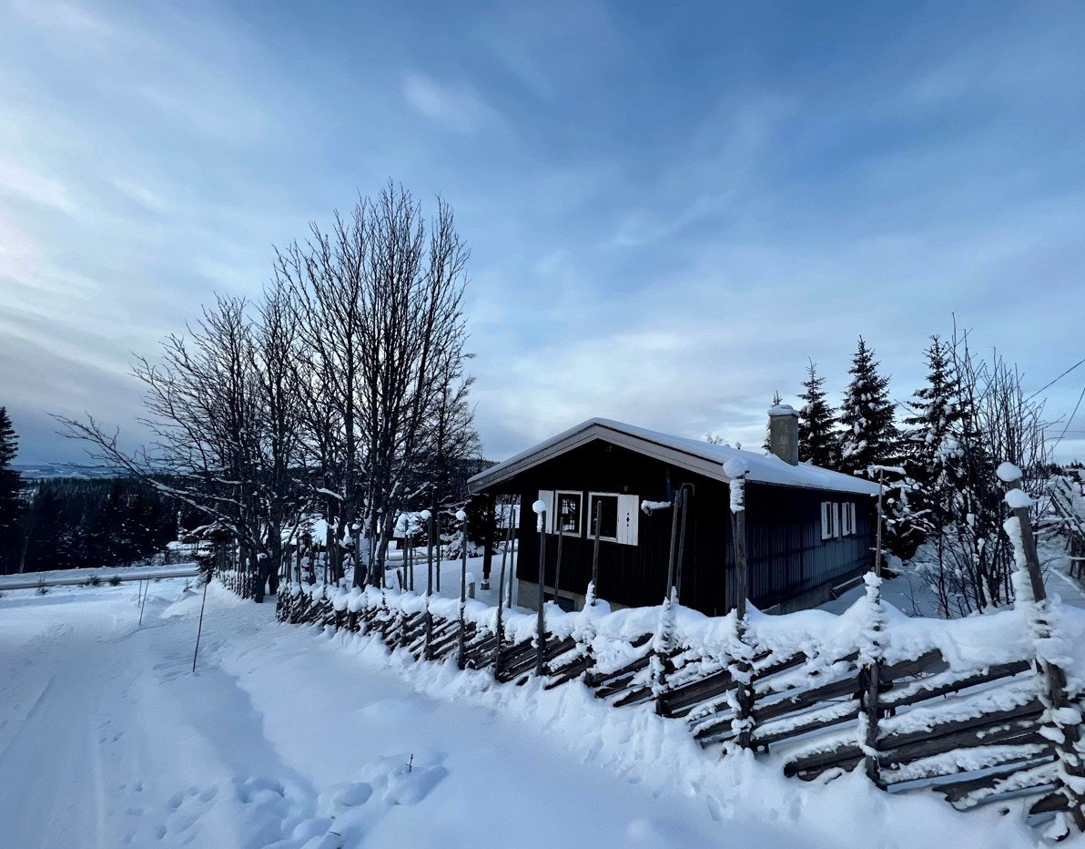 På vinterstid kjøres det skiløyper rett ved eiendommen. Galleribilde