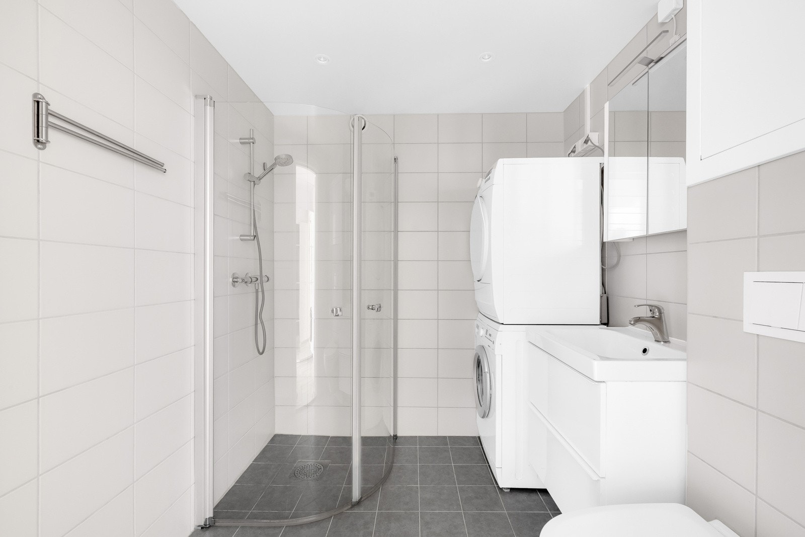 Badet ble rehabilitert i regi av borettslaget i 2019 Galleribilde