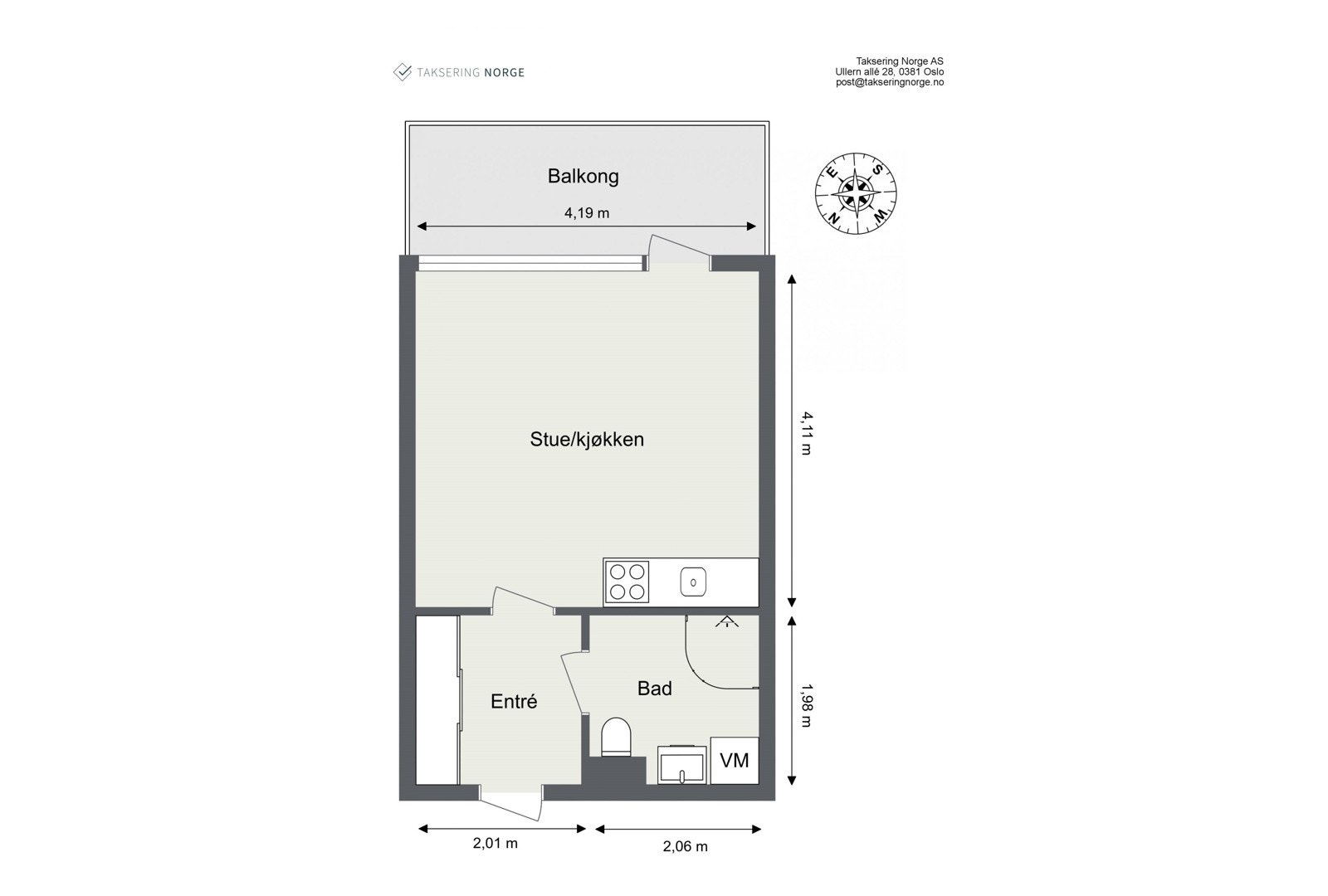 Plantegning Galleribilde