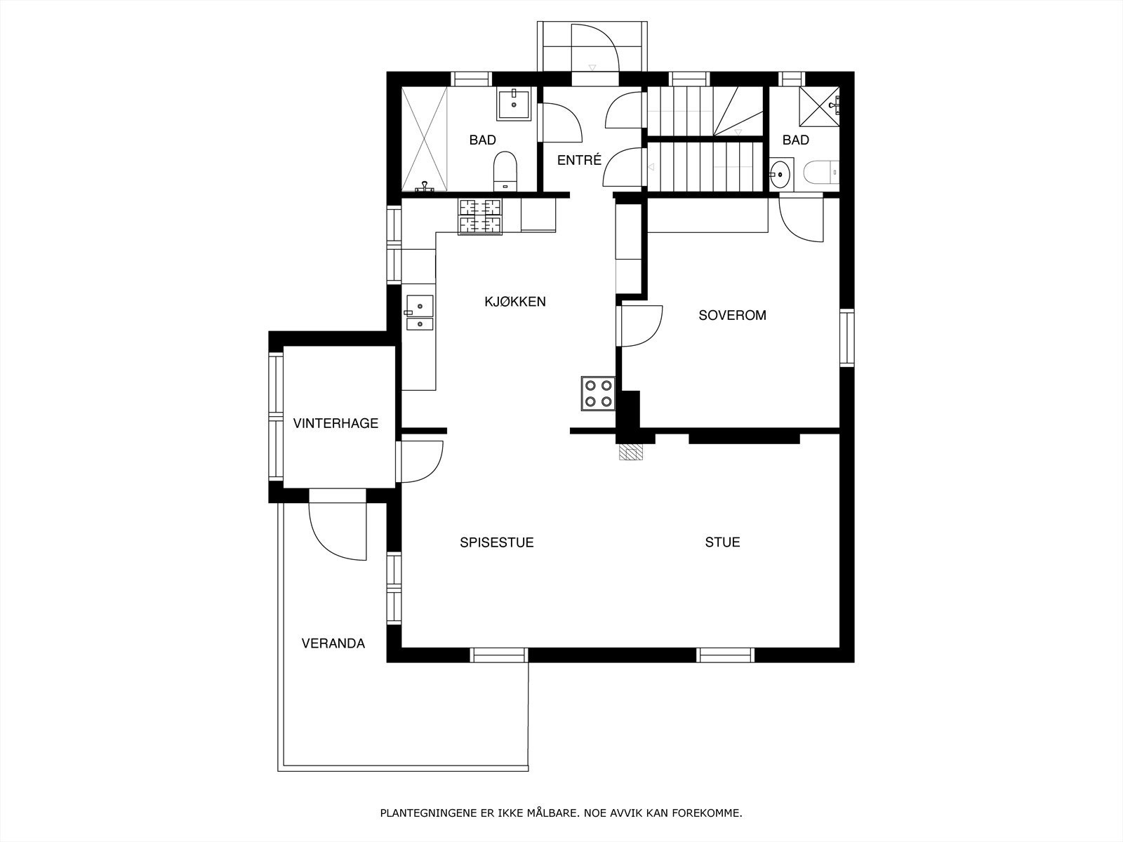 Plantegning 1.etasje. Galleribilde