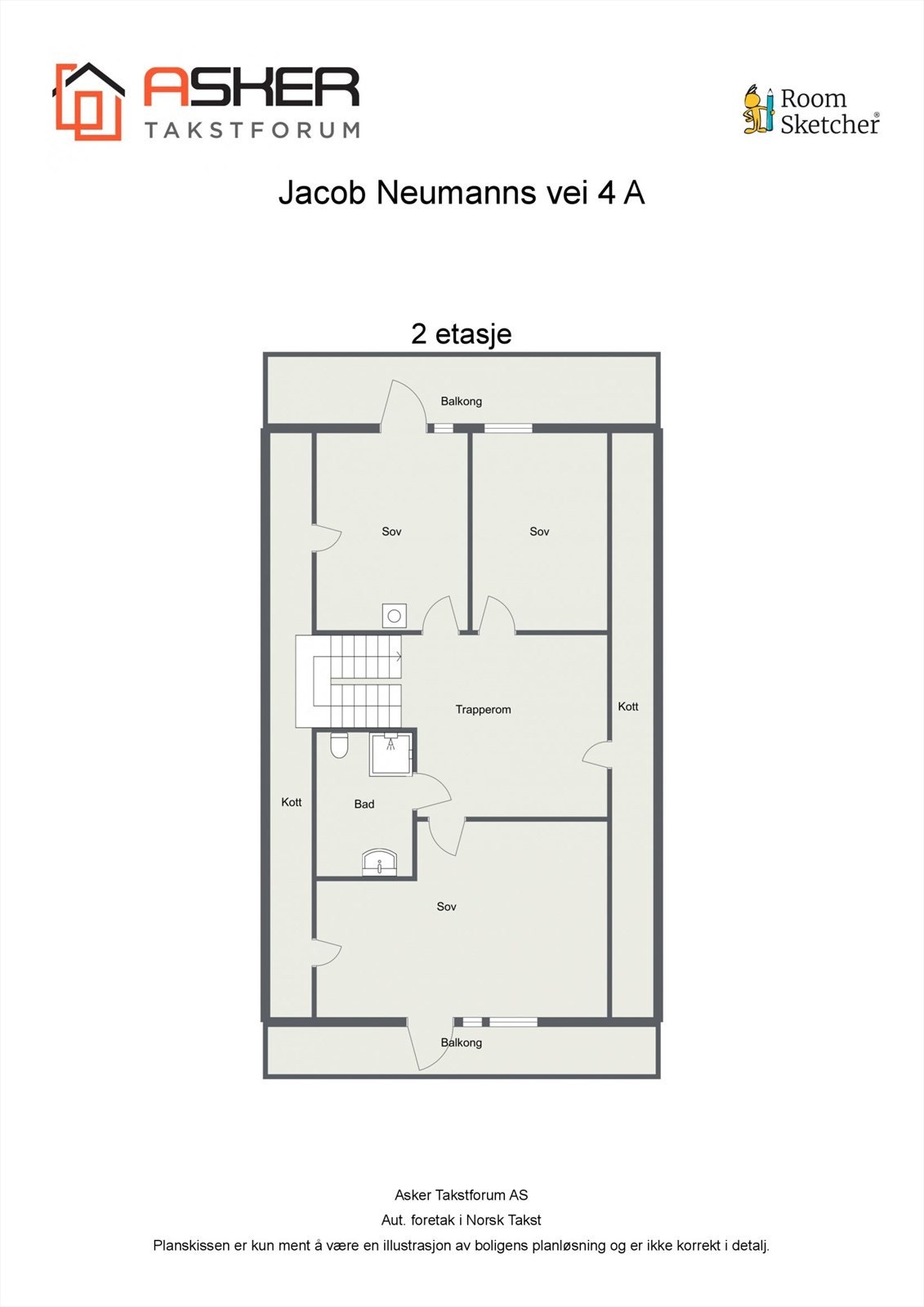 Plantegning 2. etasje. Galleribilde