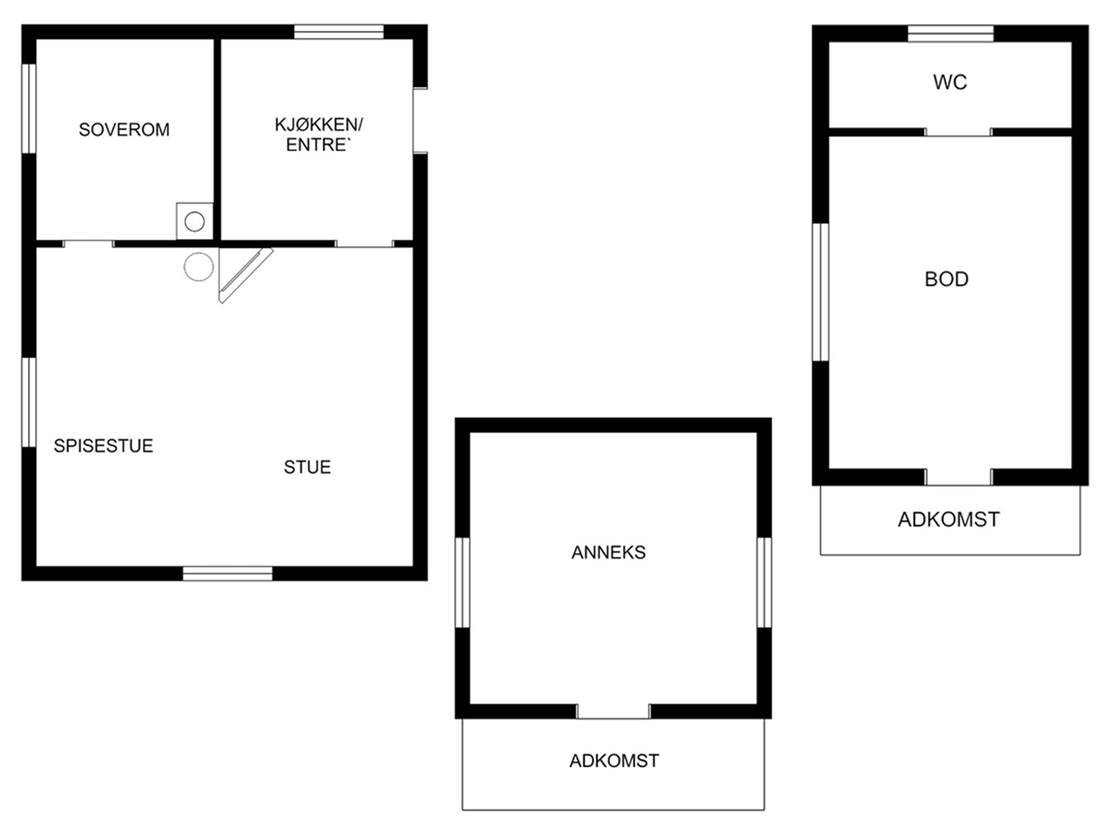 Samlet plantegning. Galleribilde