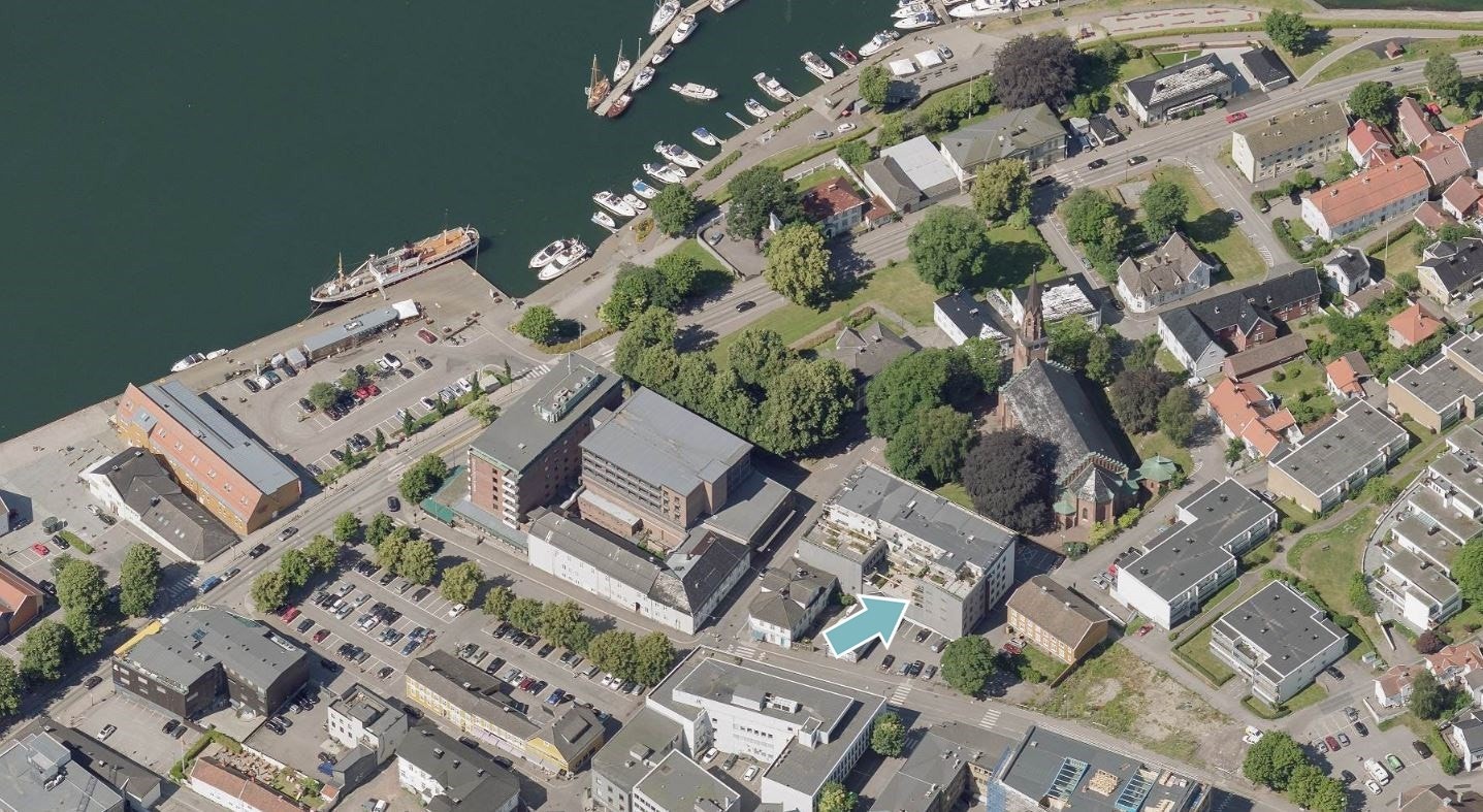 Nærhet til brygga og Tønsberg torg. Galleribilde