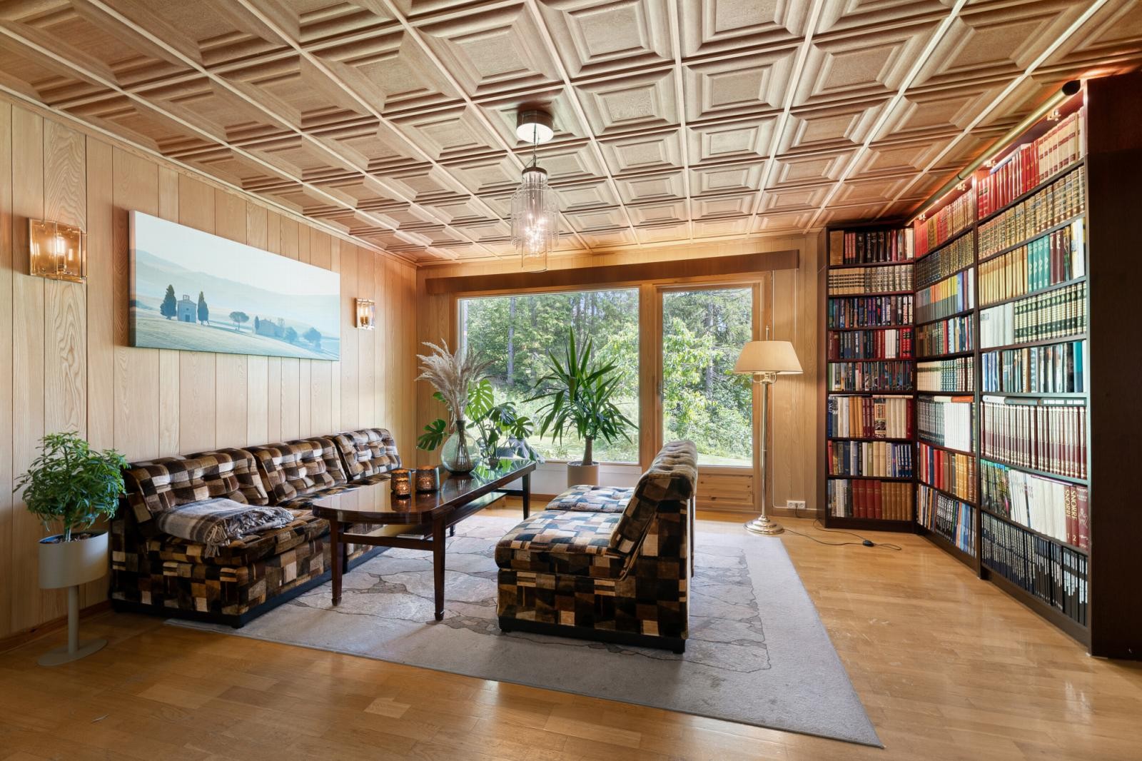 Stue/bibliotek Galleribilde