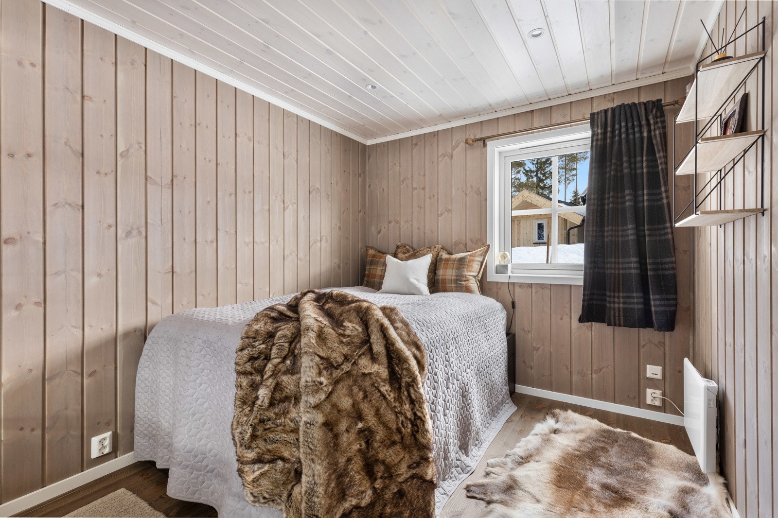 Hyttene får deilige soverom av god størrelse. Galleribilde