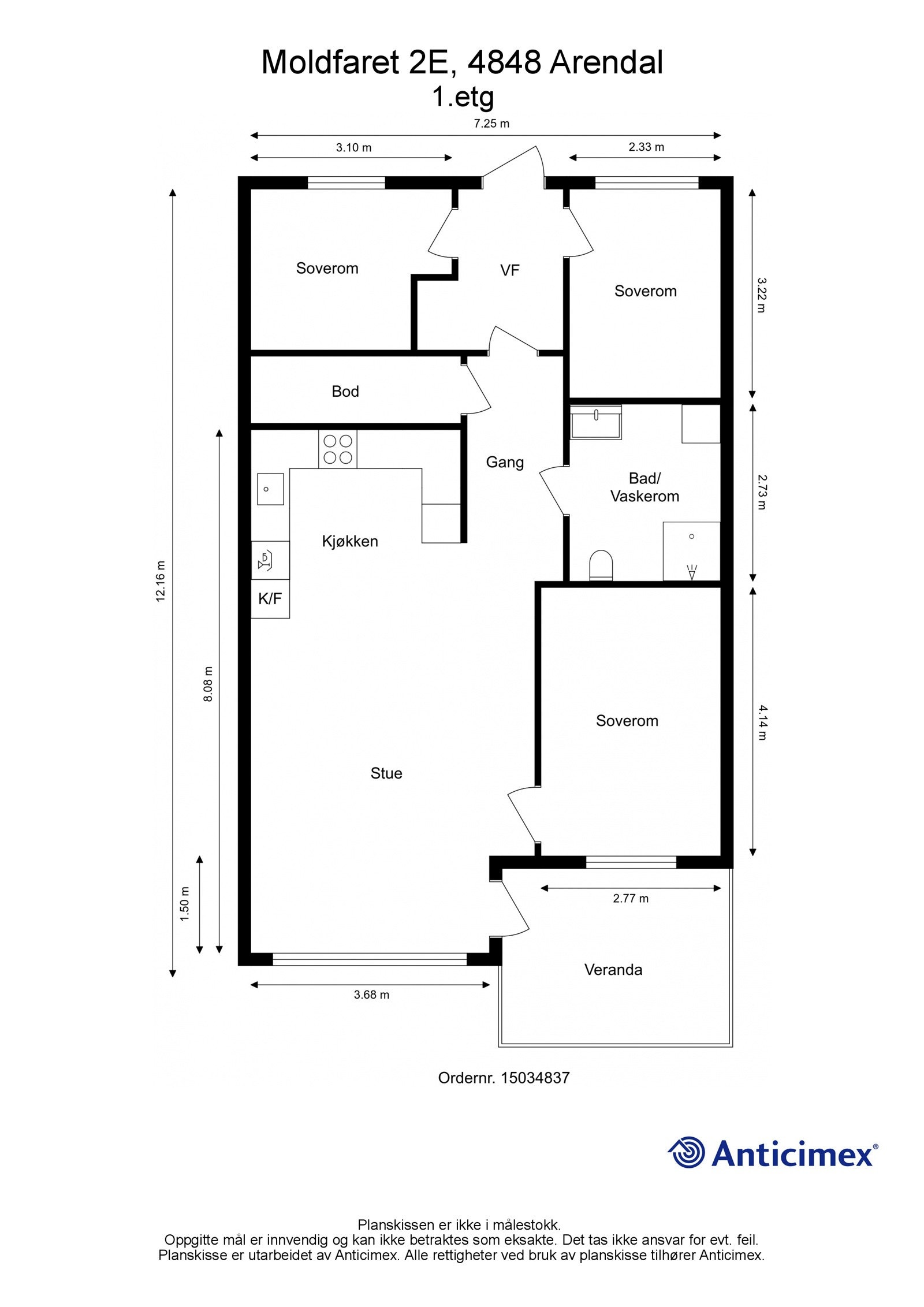 plantegning Galleribilde
