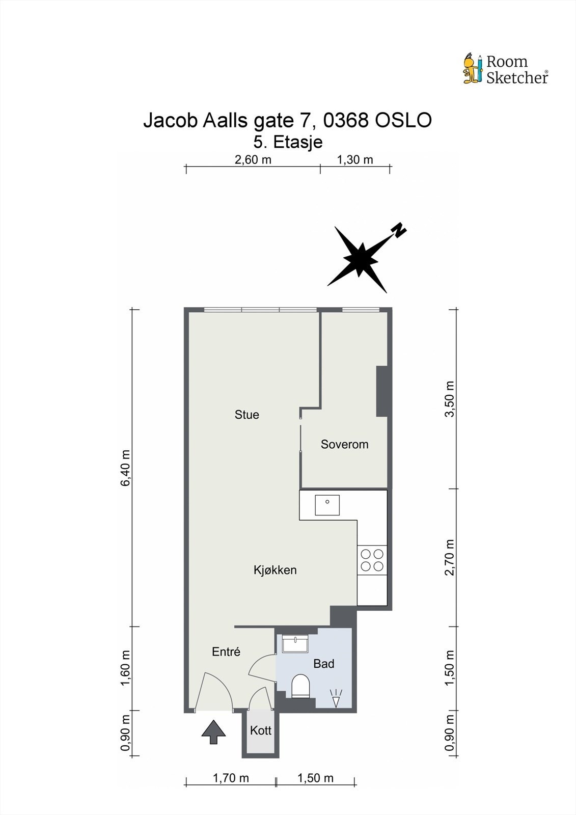 - Vi viser deg plantegningen tidlig, slik at du får orientert deg! - Galleribilde