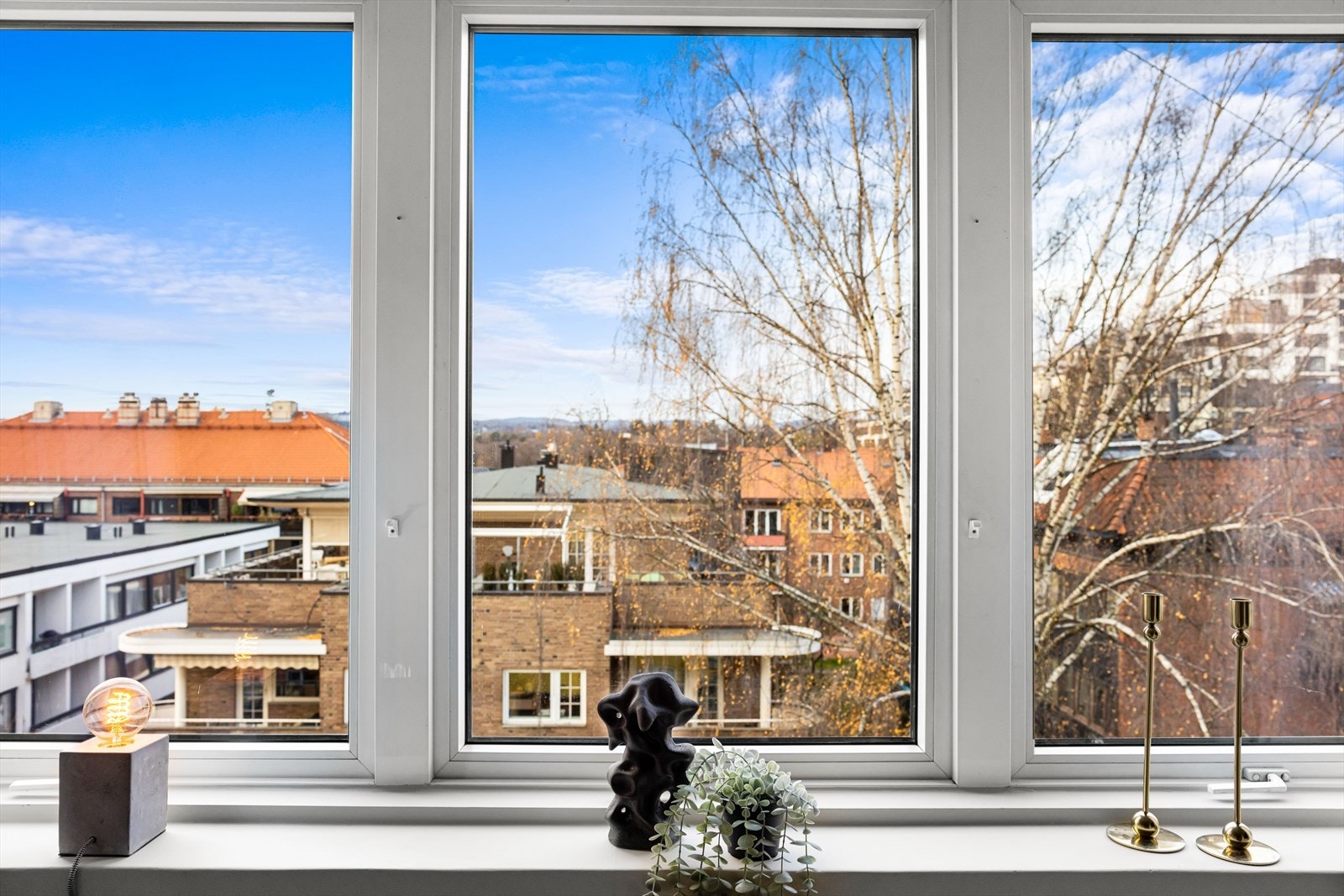 - Vidstrakt utsikt mot blant annet Frognerparken - Galleribilde