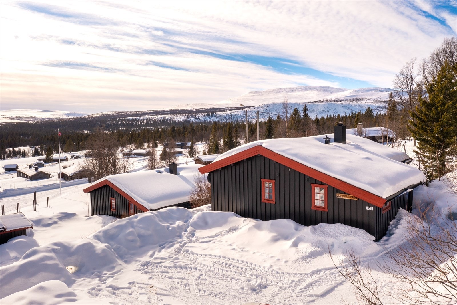 Området rundt hytta byr på fantastiske turmuligheter. Galleribilde