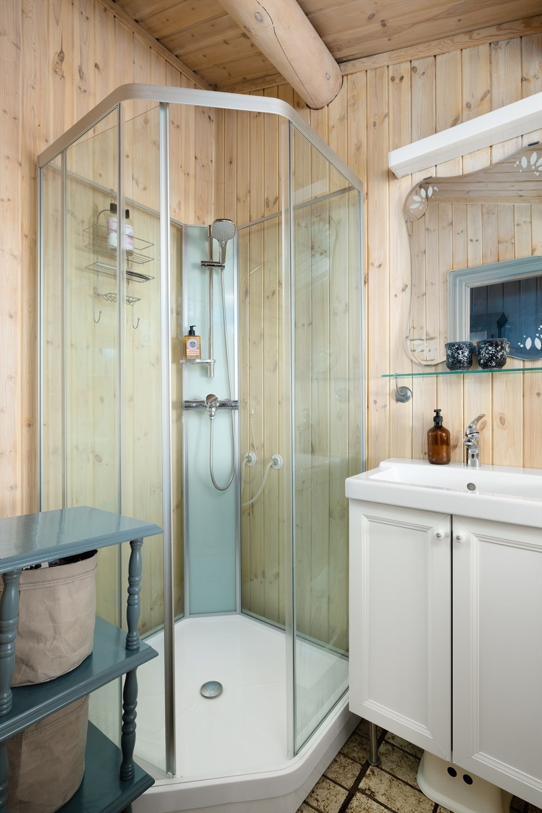 Dusjkabinettet er nytt i 2020. Galleribilde