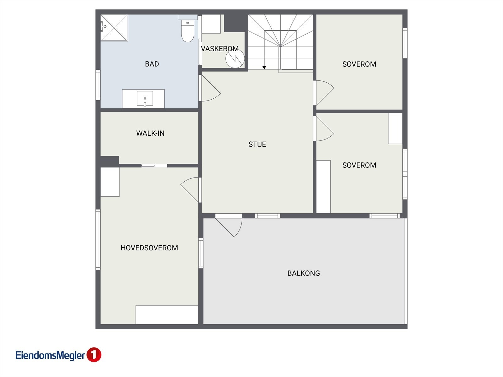 Myrsnipevegen 14 - Plantegning 2. etasje Galleribilde