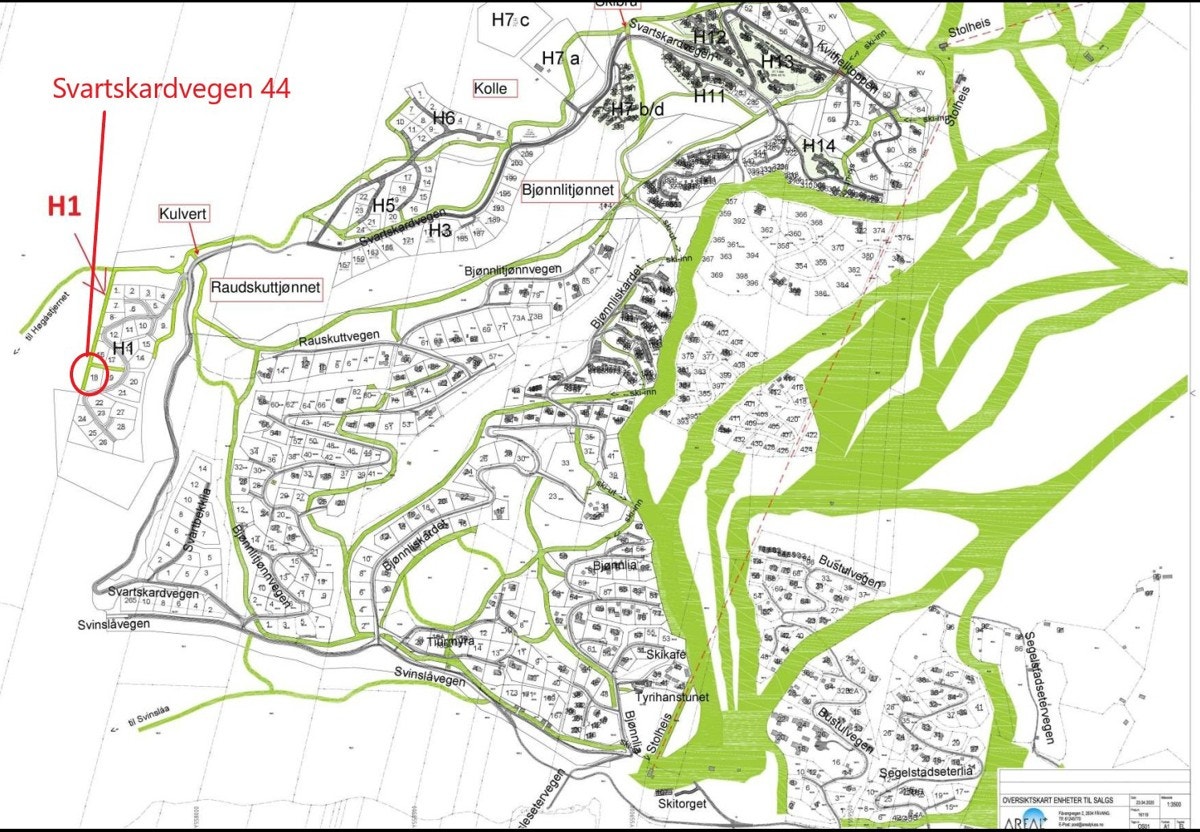 Kart markert Galleribilde