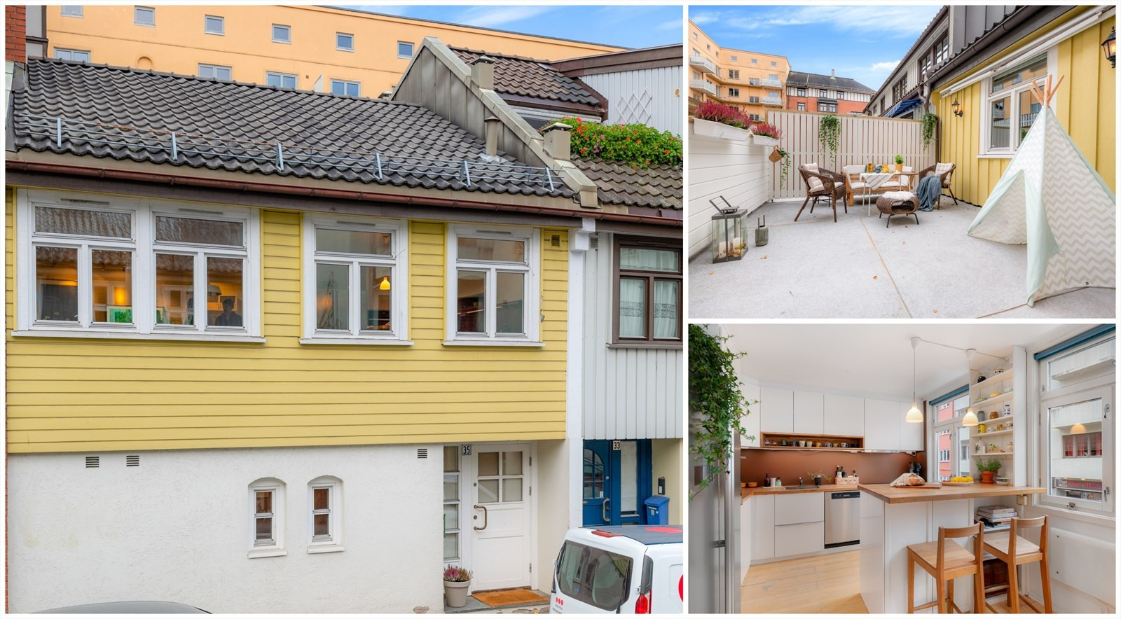 Rekkehus med stor terrasse på beste Kampen - Egen garasjeplass - Sjelden mulighet i denne prisklassen!