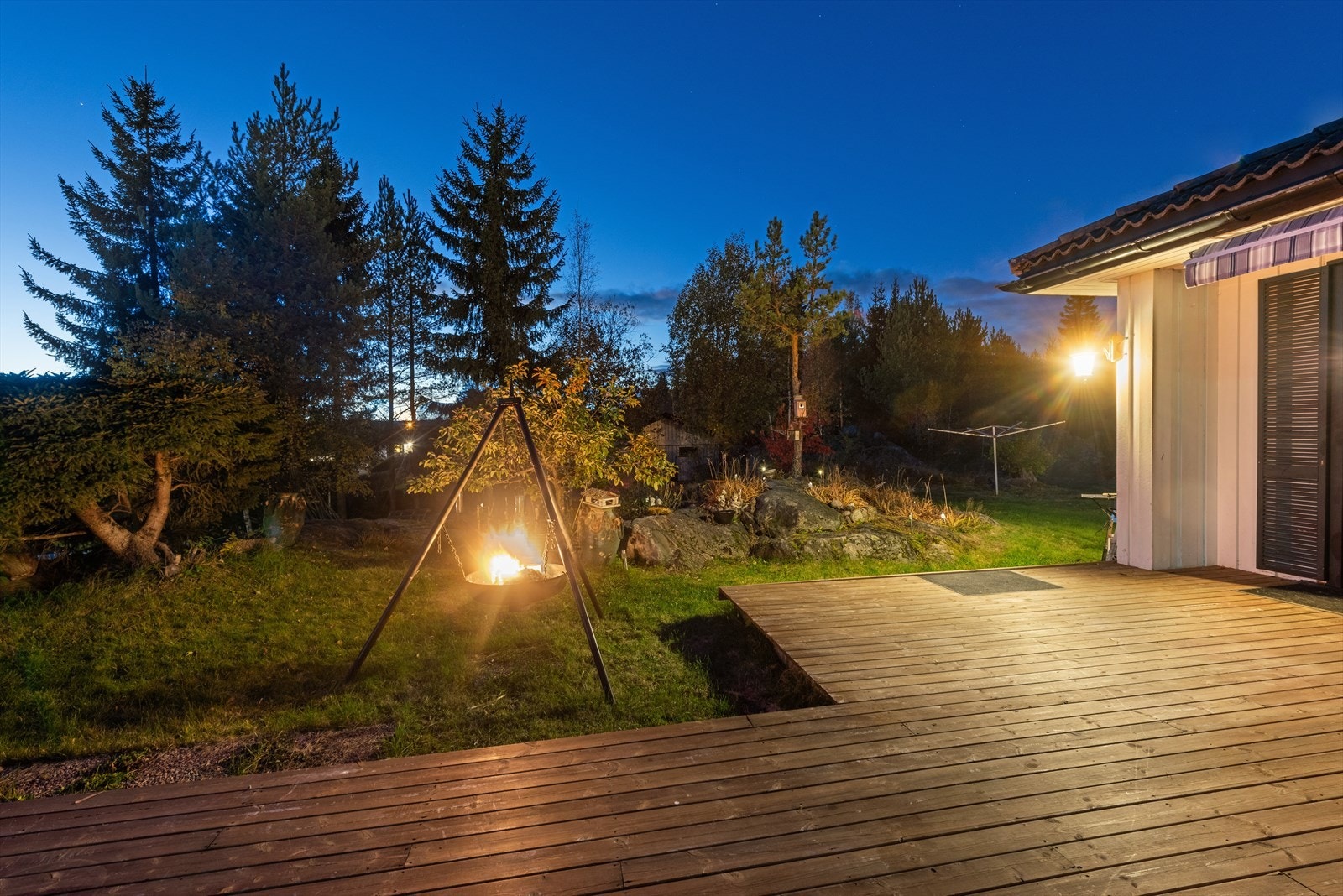 Skog og natur rett utenfor døren, og flotte turområder rett ved. Galleribilde