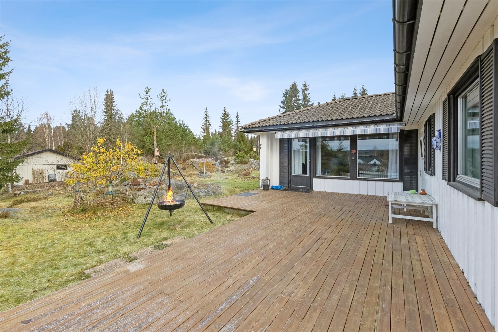 Her har man gode solforhold med sol fra morgen til kveld. Galleribilde