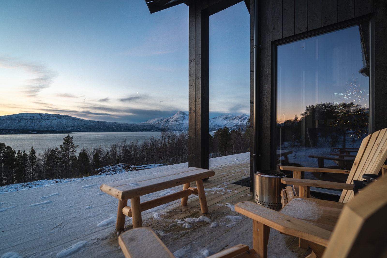 Visningshytten Solheim 110 i Malangen Galleribilde