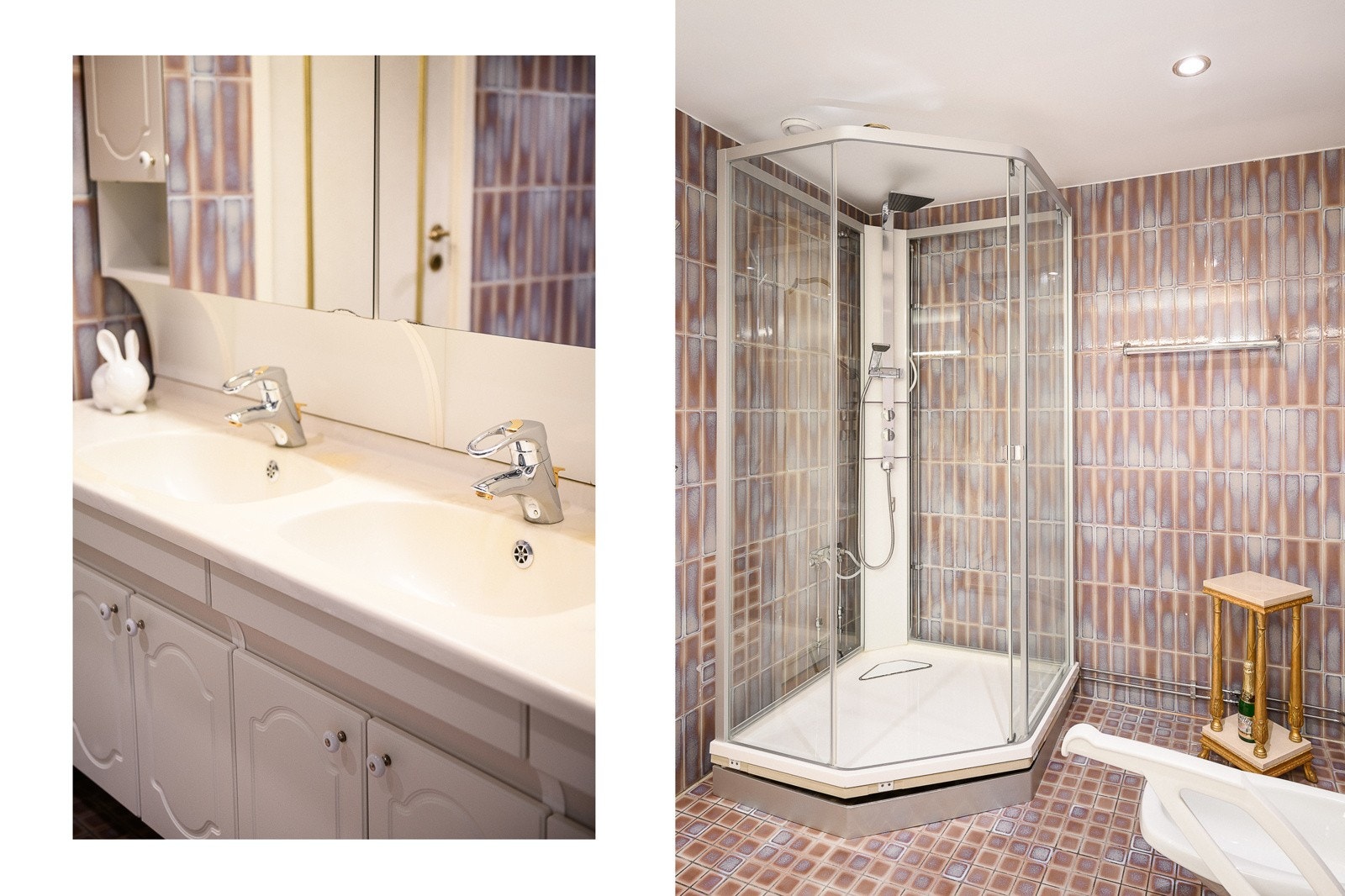 Det største badet har adkomst fra hovedsoverommet. Galleribilde