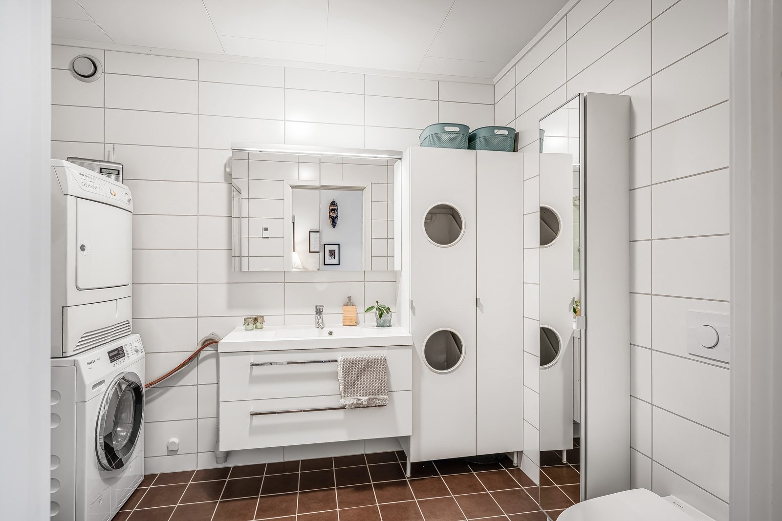 Badet er på ca. 7 m2. Galleribilde