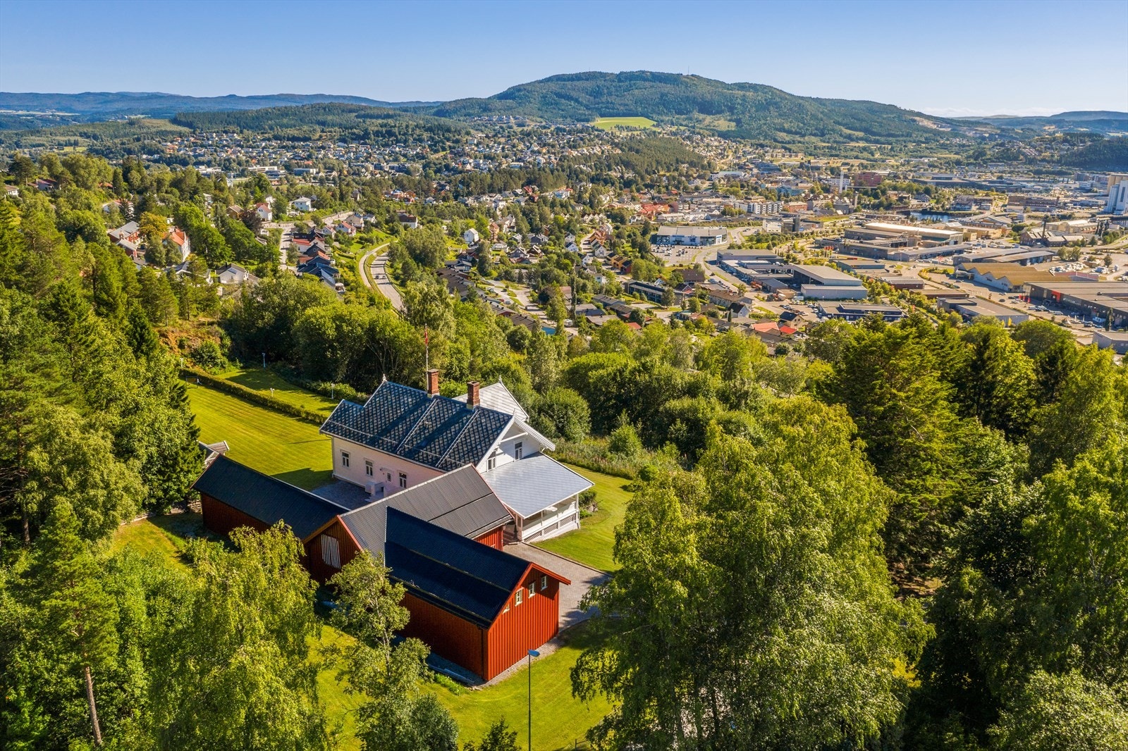 Flott utsikt Galleribilde