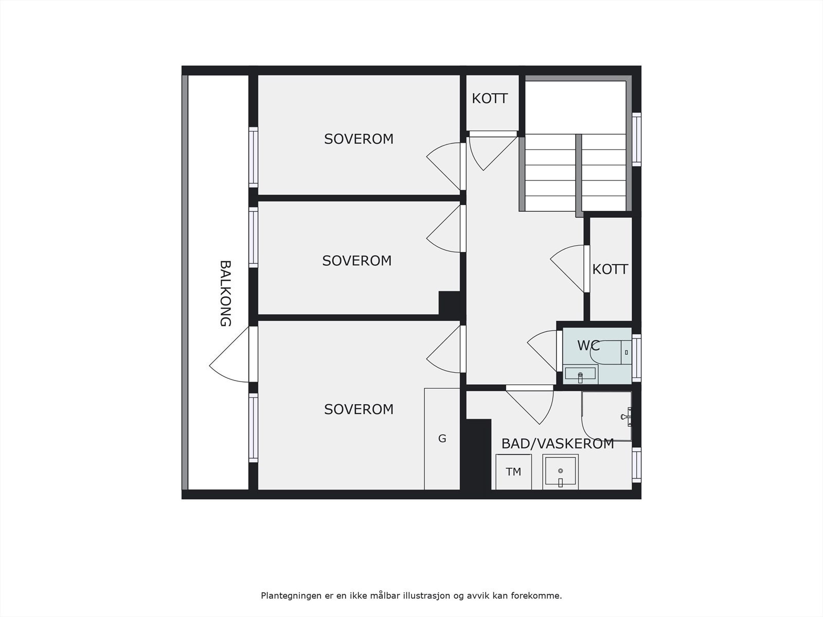 Plantegning 2. etasje Galleribilde