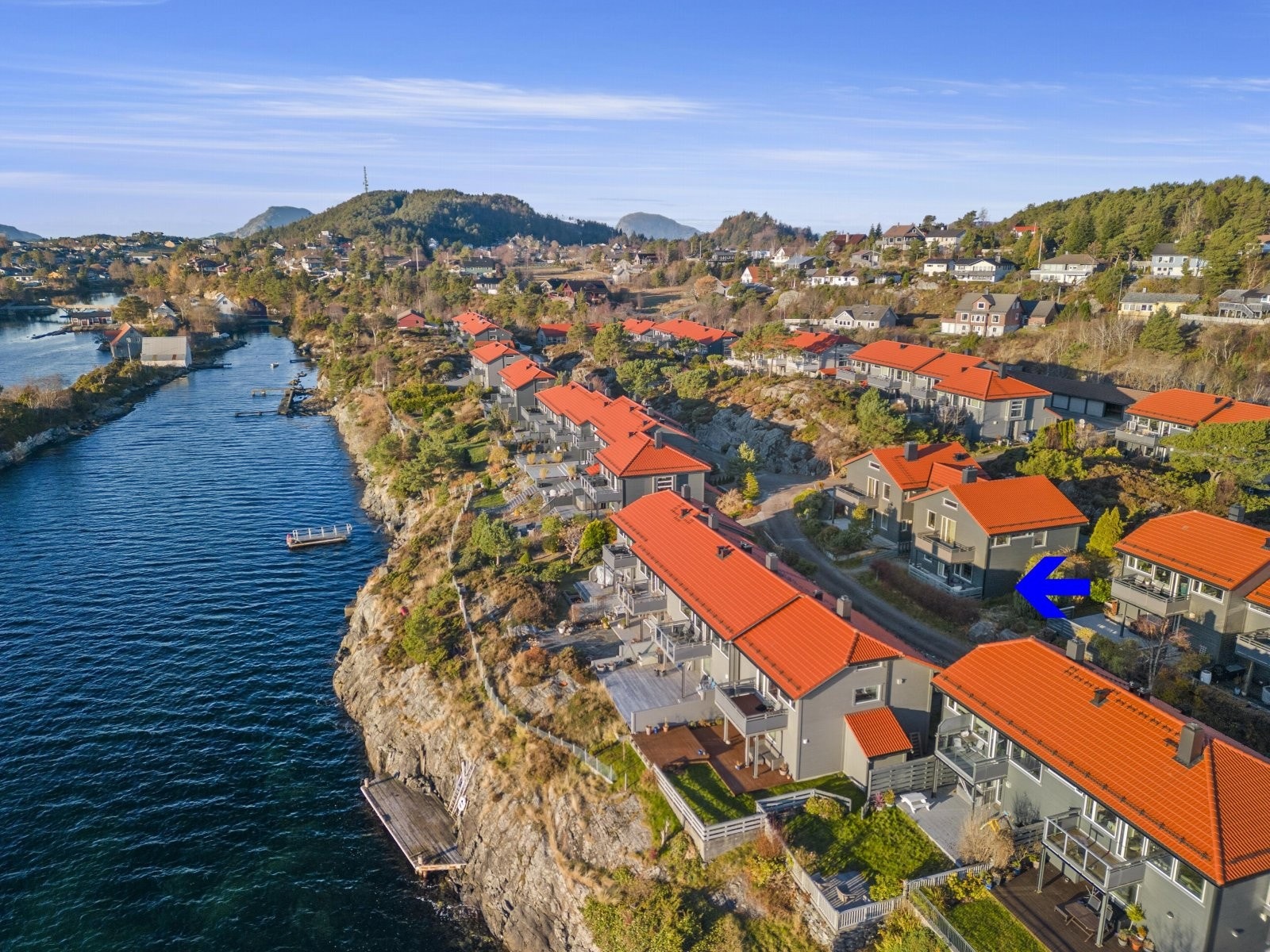 Burettslaget har fine fellesområder med 2 brygger Galleribilde