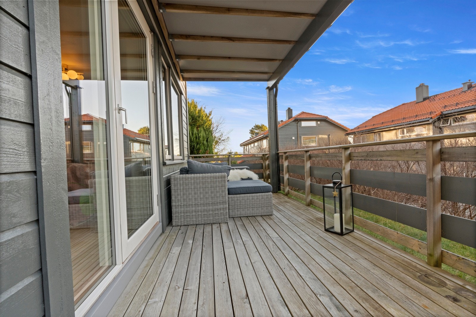 Sørvendt terrasse Galleribilde