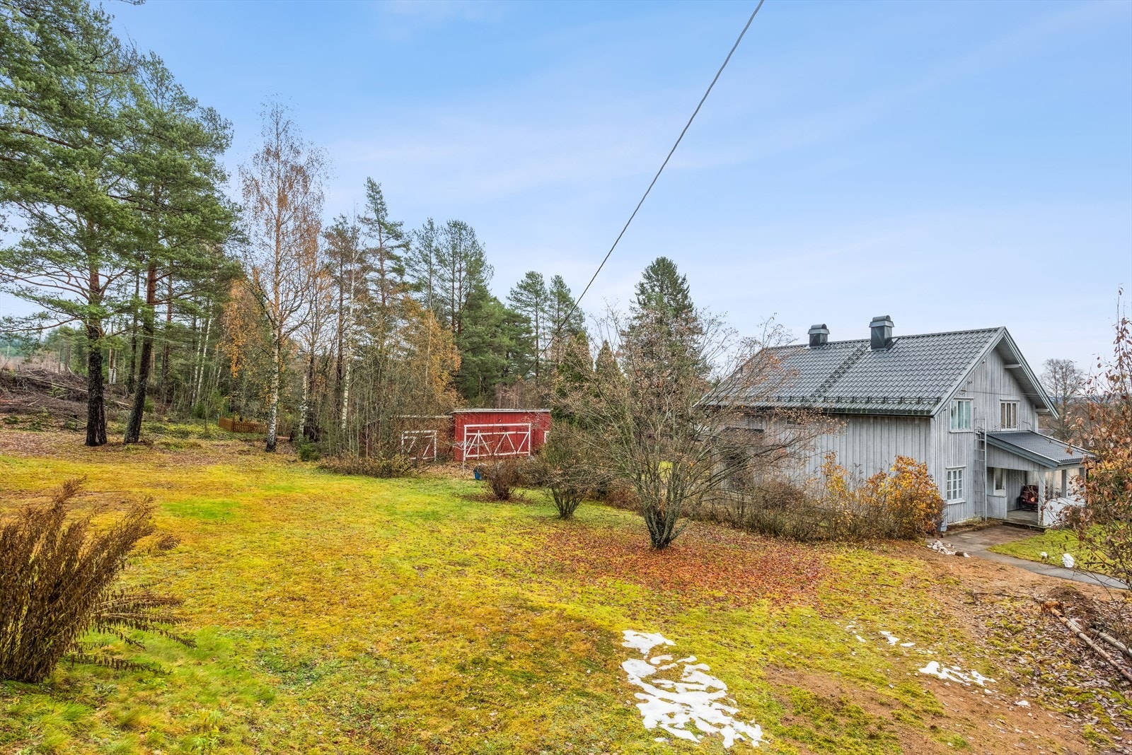 Huset har vestvendt terrasse med gode solforhold. Galleribilde