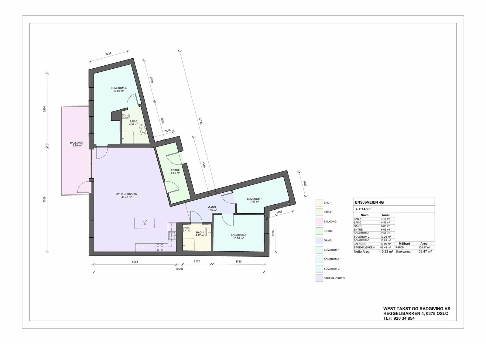 Plantegning. Galleribilde