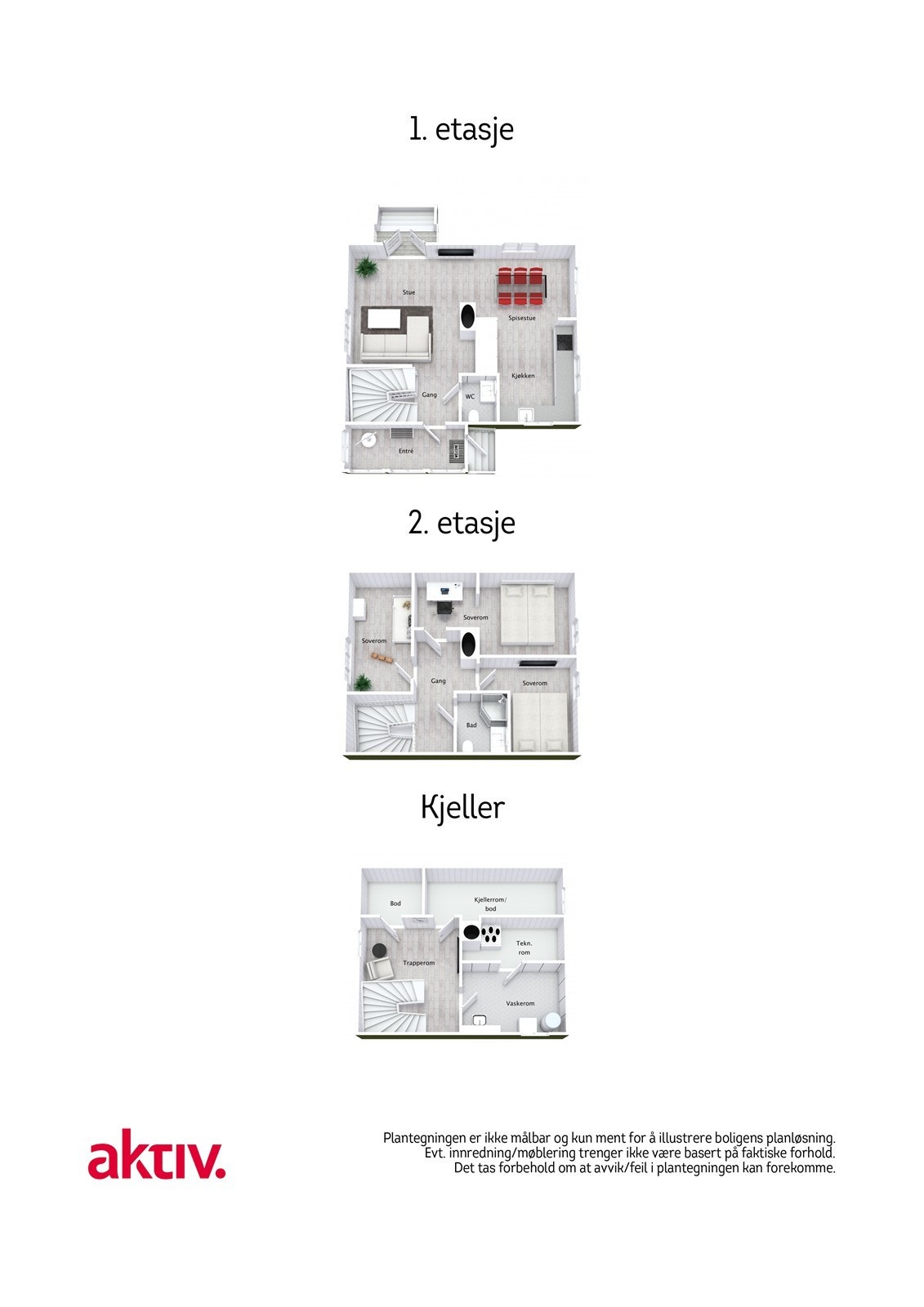 Plantegning oversikt Galleribilde