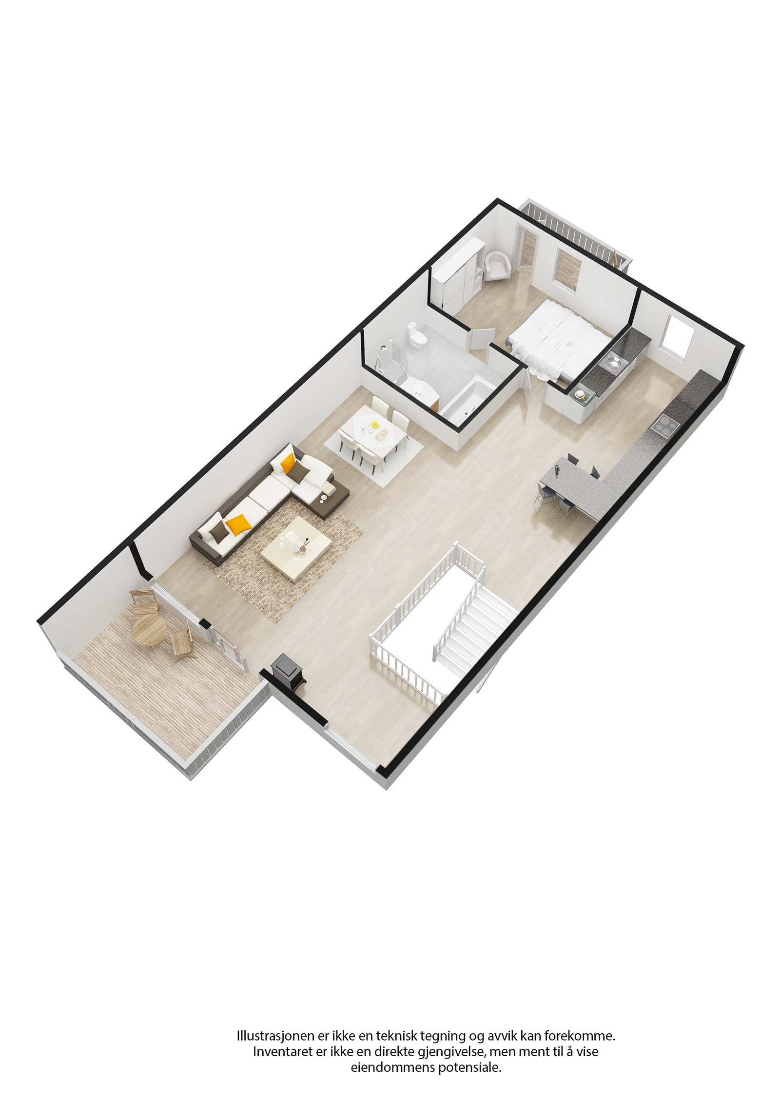 Plantegning 4. Etasje Galleribilde