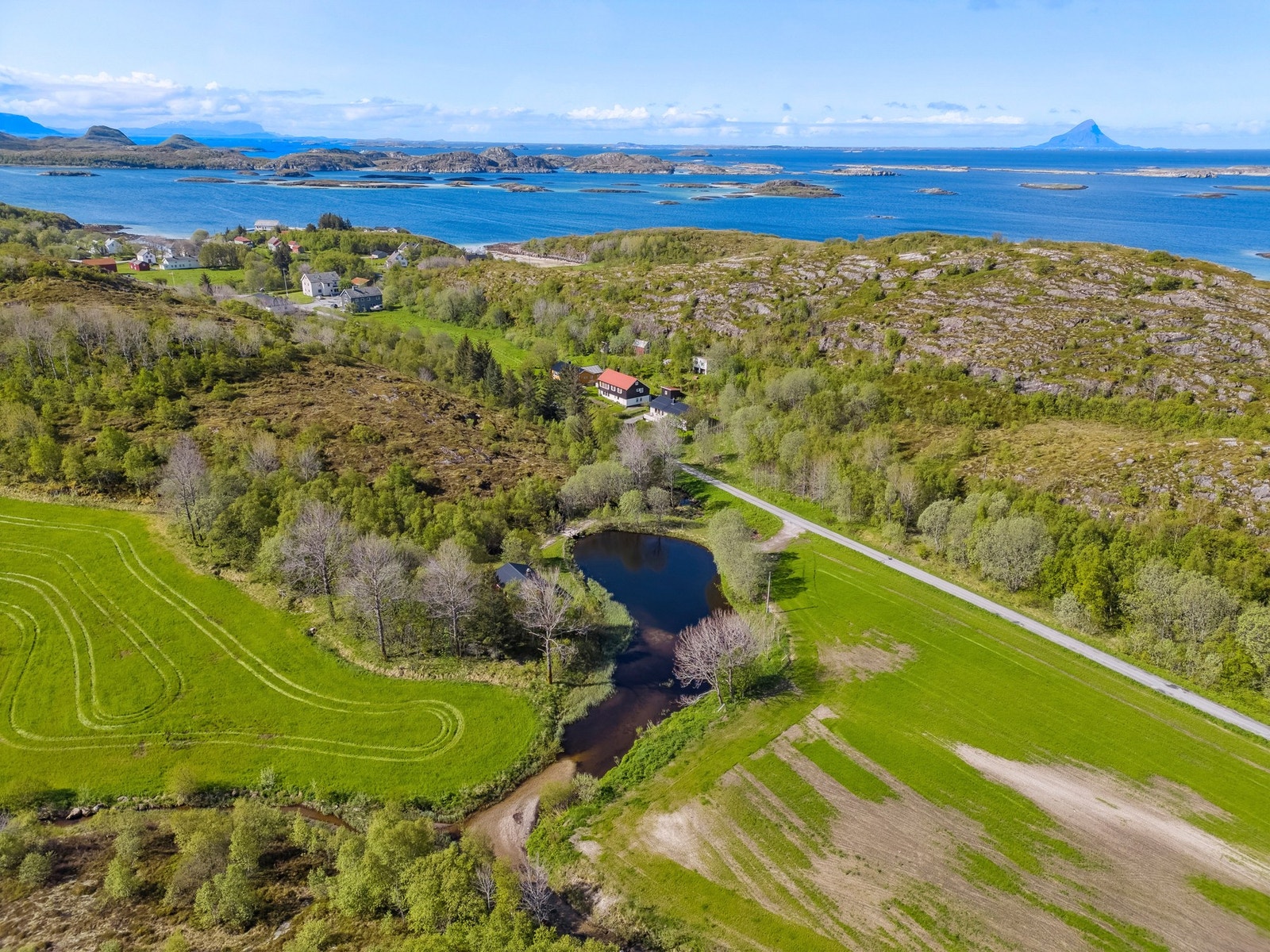 Hyttens beliggenhet. Galleribilde