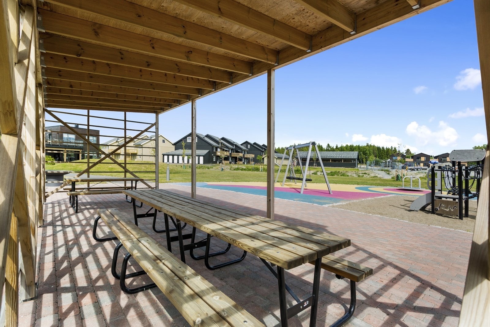 .. På Bjørkeåsen kan hele familien kose seg sammen med både lek og moro. Galleribilde